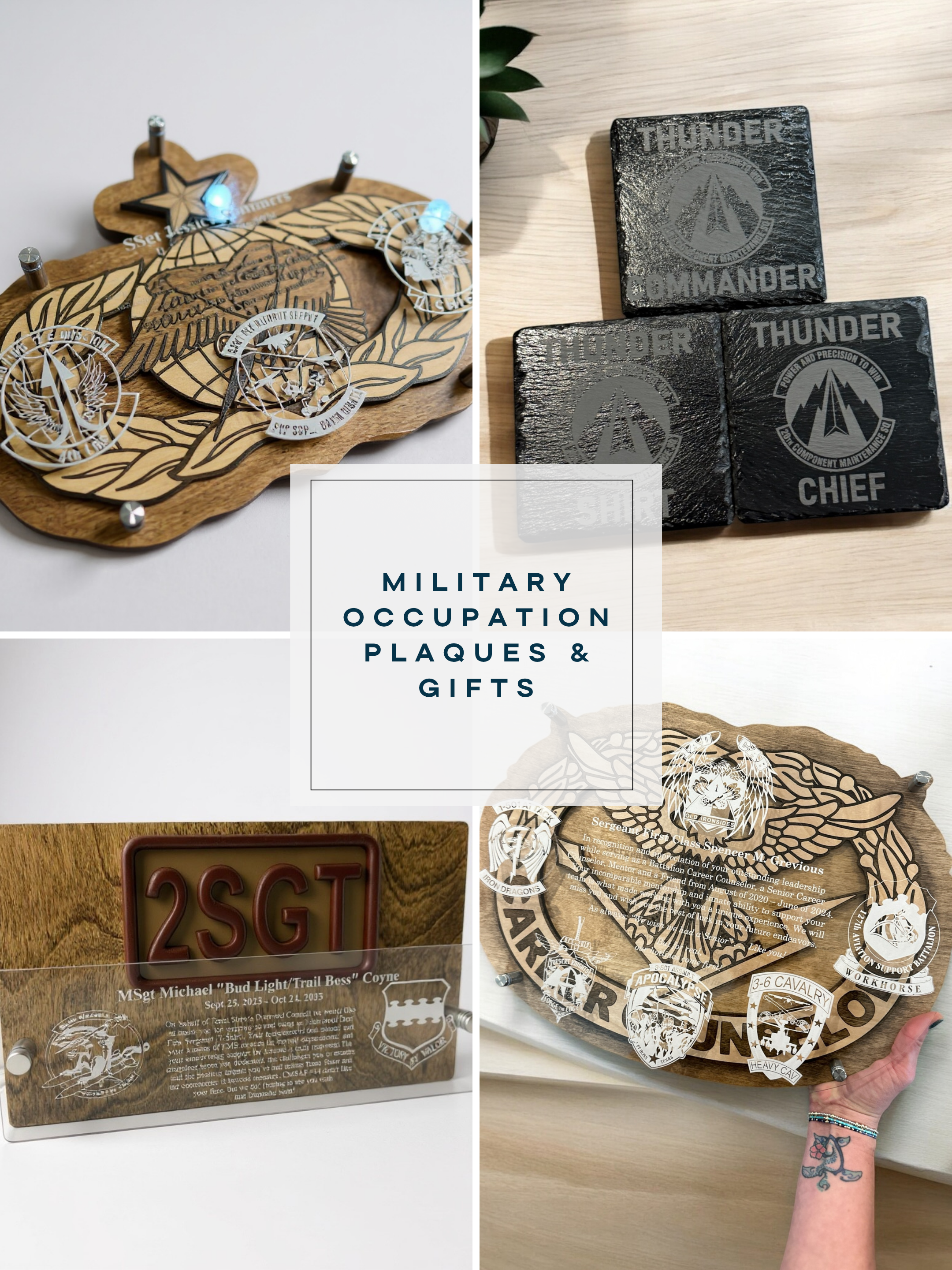 Military Occupation Plaques & Gifts