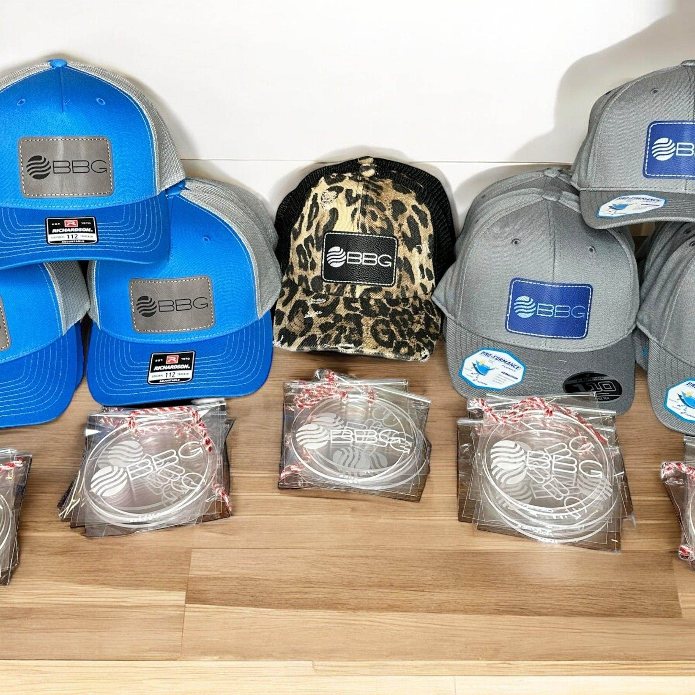 Custom hats with your business logo or school name - Coastal Chaos LLC