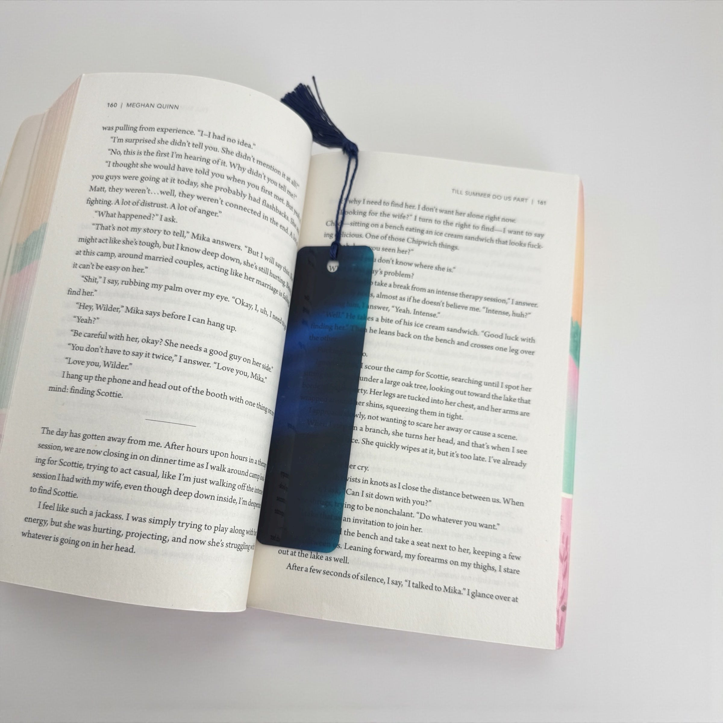 Custom Acrylic Bookmarks – Laser Engraved Bookmark with Tassel • Gift for Book Lovers