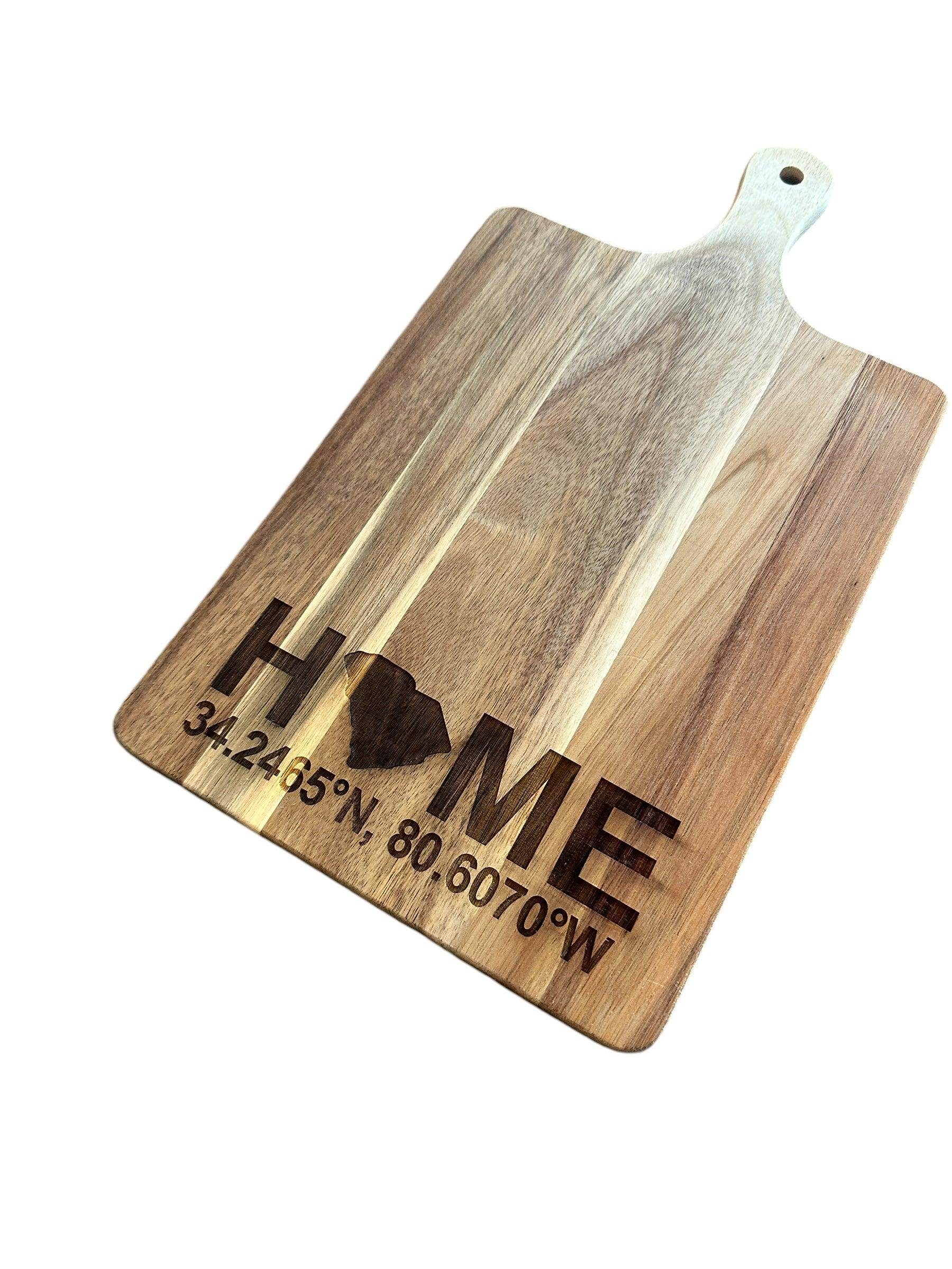 Personalized Cutting Board, Housewarming, Gift, Present, Women, Men, Charcuterie, Anniversary Birthday, Wedding - Coastal Chaos LLC
