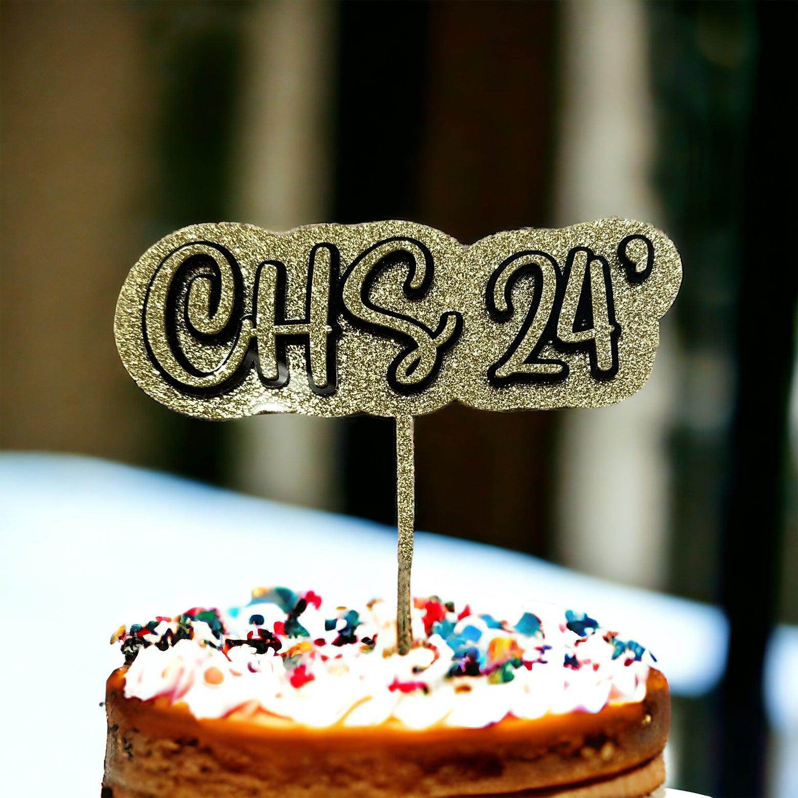Graduation Cake topper, custom cake topper for graduation - Coastal Chaos LLC