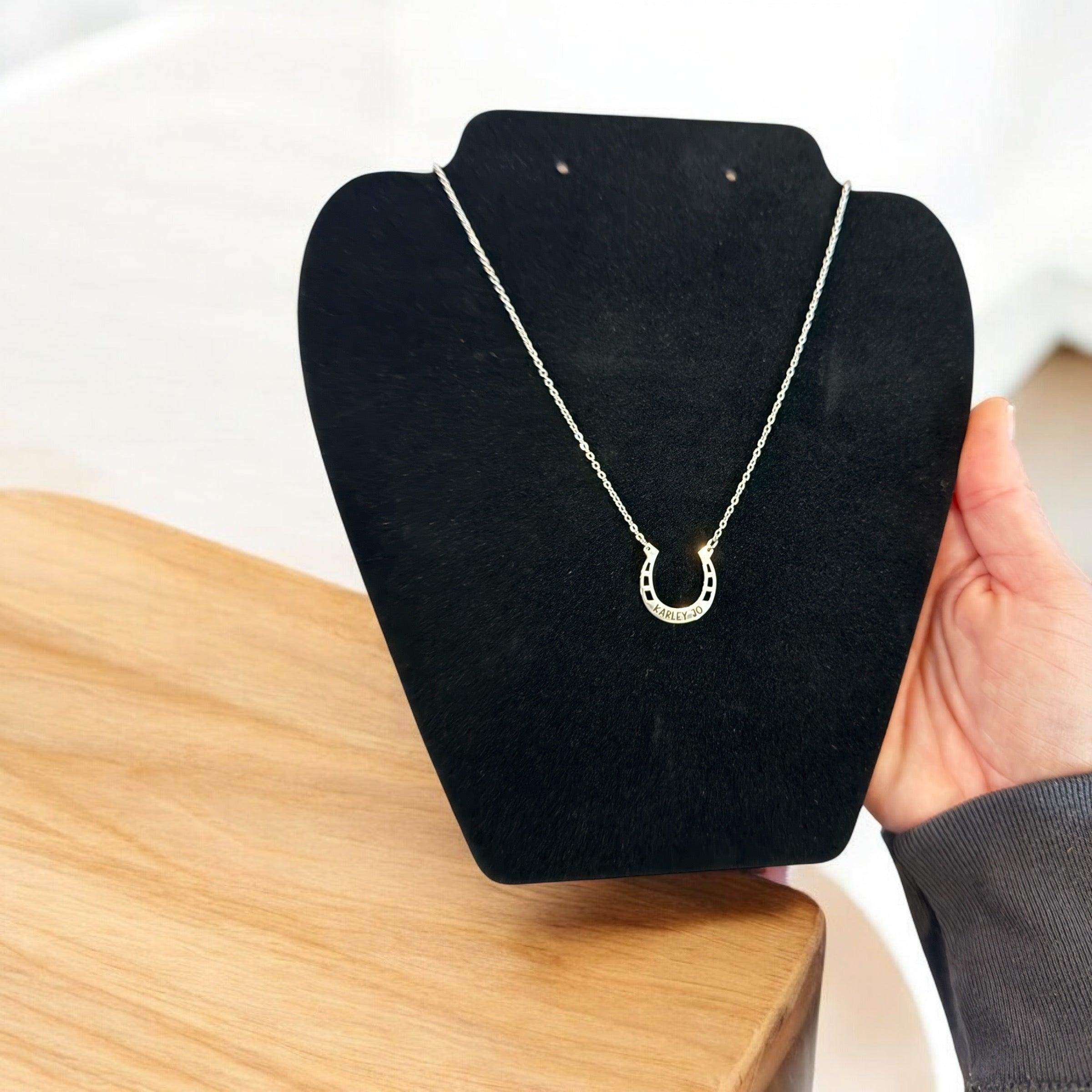 Personalized Horseshoe Necklace - Coastal Chaos LLC