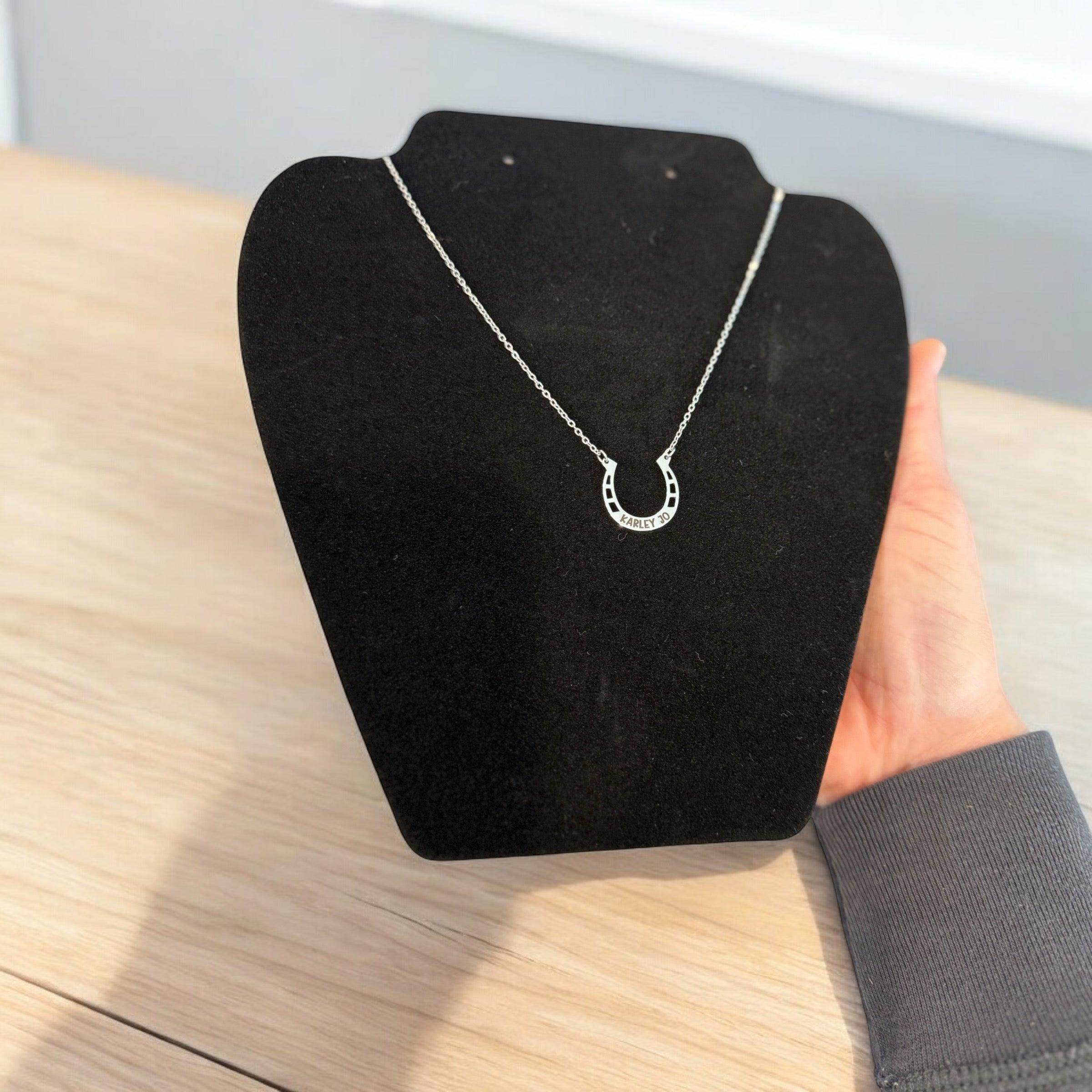 Personalized Horseshoe Necklace - Coastal Chaos LLC