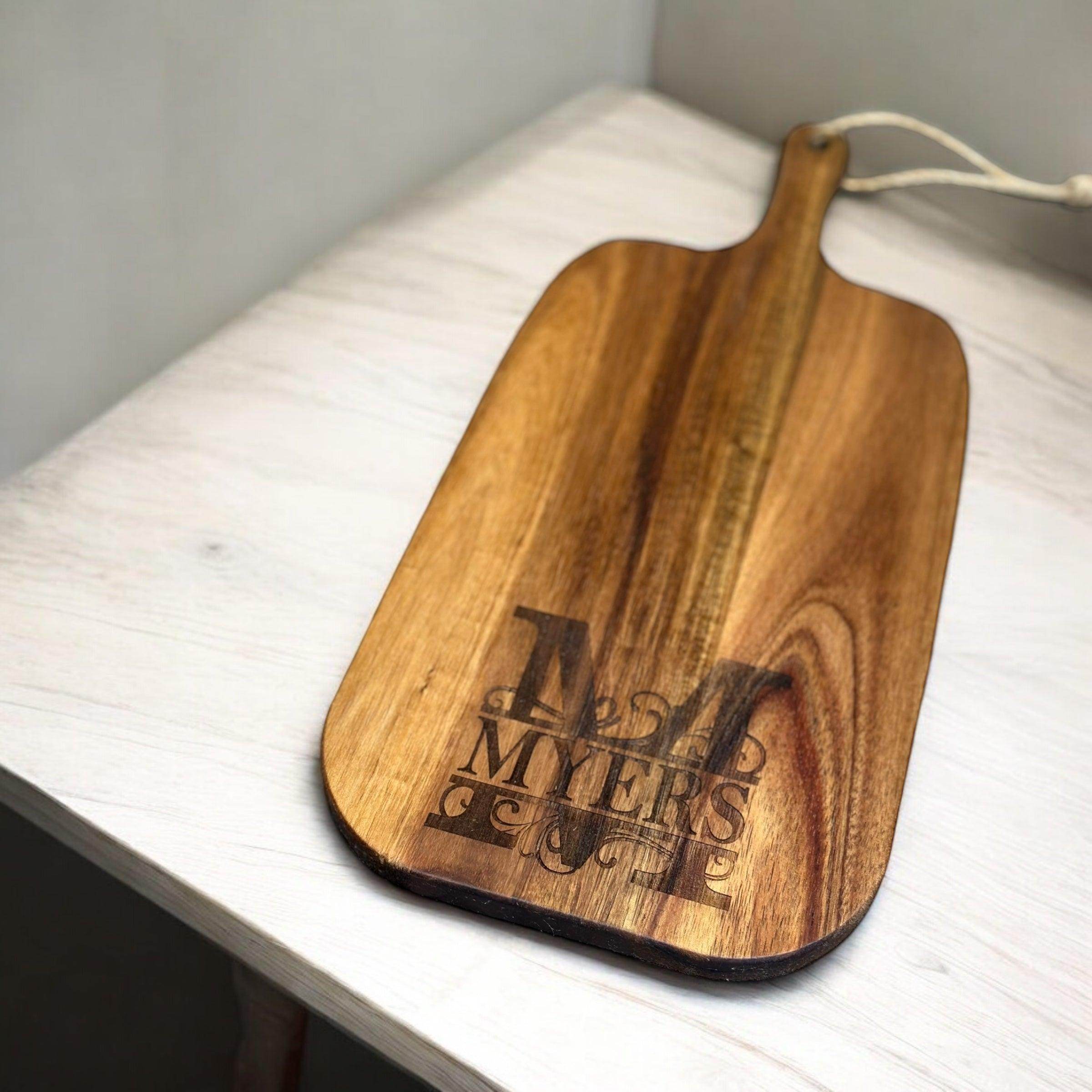 Personalized Cutting Board, Housewarming, Gift, Present, Women, Men, Charcuterie, Anniversary Birthday, Wedding - Coastal Chaos LLC