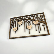 Personalized Wooden Family Tree Sign | Hanging Heart Names on Branches | Gift for Mom, Grandma, or Family | Custom Home Decor - Coastal Chaos LLC