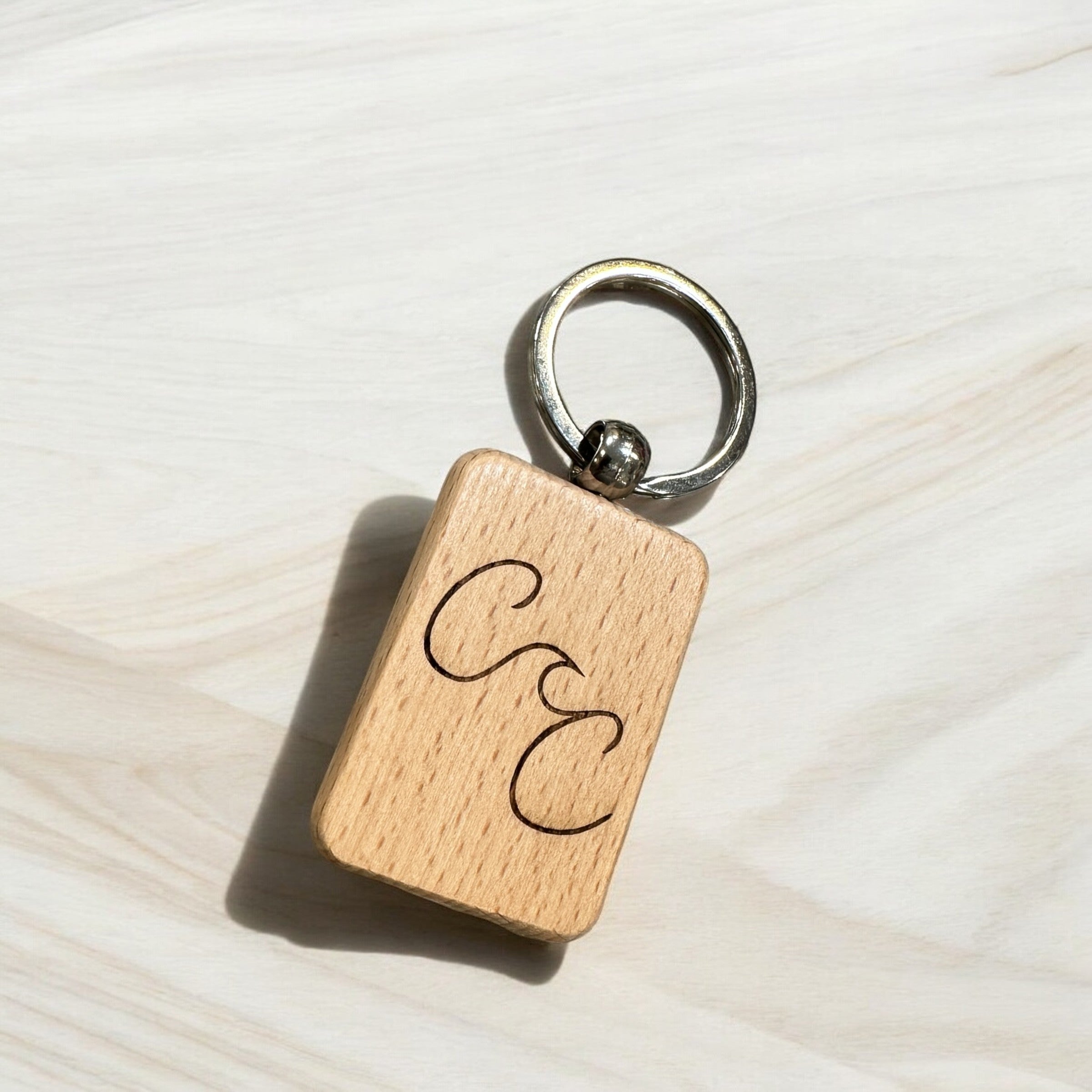 Custom Wood & Leather Keychains | Engraved Logo | Premium Business Gifts