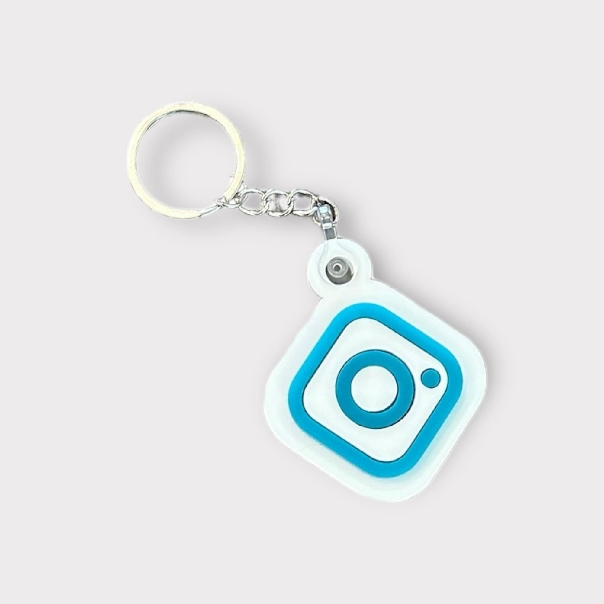 Social media keychain, nfc chip keychain - Coastal Chaos LLC