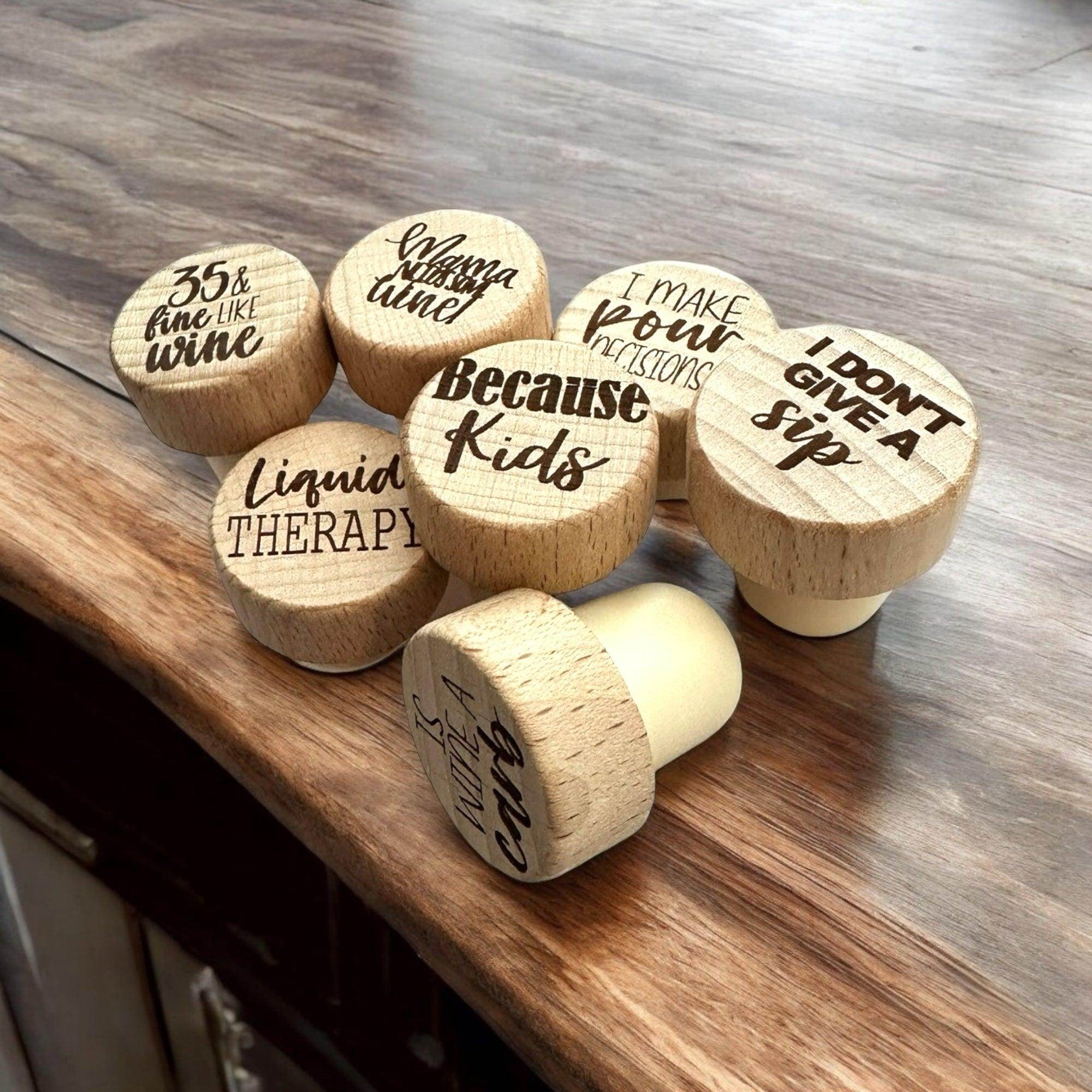 Fun Wine Corks Party Favors - Ideal for Wine Lovers and Gift Givers - Coastal Chaos LLC