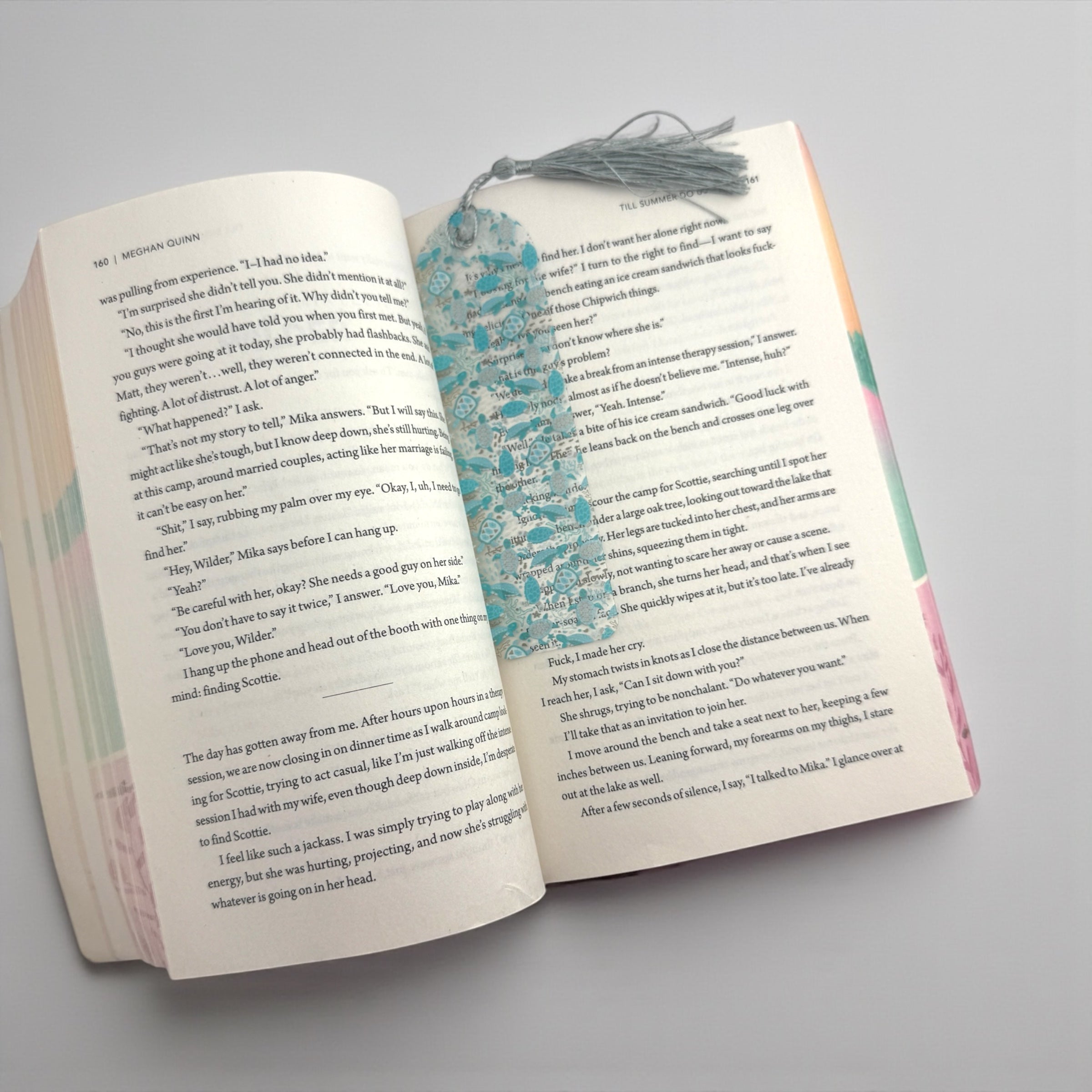 Custom Acrylic Bookmarks – Laser Engraved Bookmark with Tassel • Gift for Book Lovers