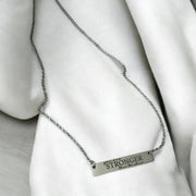 Stronger than the storm necklace - Coastal Chaos LLC