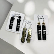 Camden Bulldogs Earrings, High School Earrings, Mascot Earrings, Sports Earrings - Coastal Chaos LLC