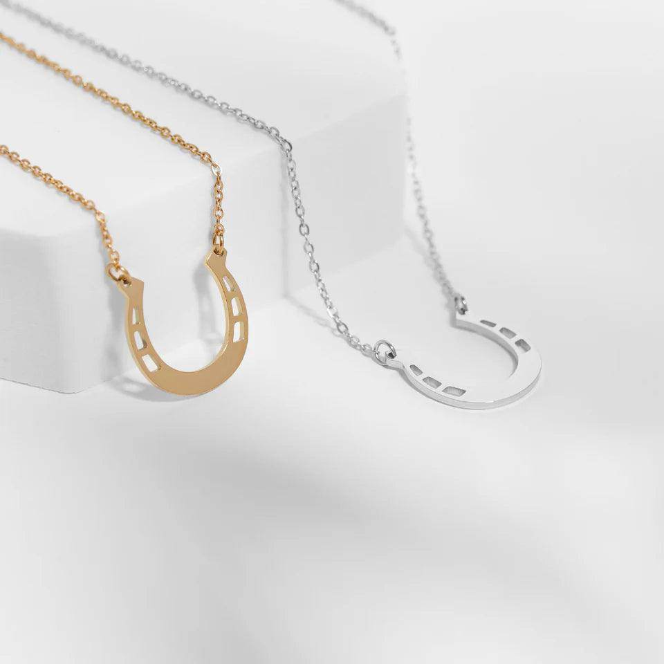 Personalized Horseshoe Necklace - Coastal Chaos LLC