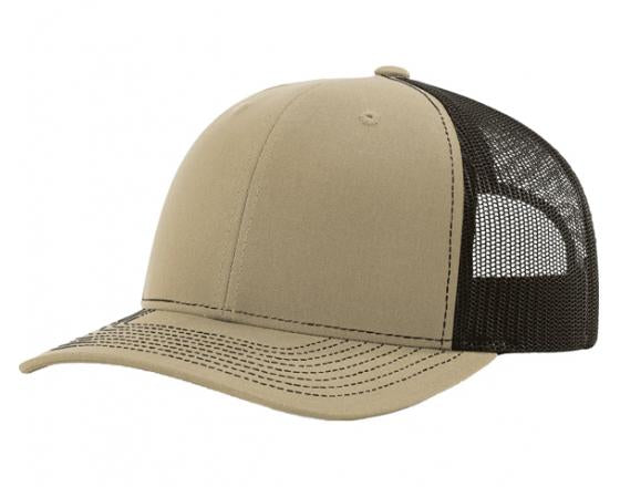 Veteran Hat - Richardson Dad Hats With Leather Patch & Heat Pressed Patches