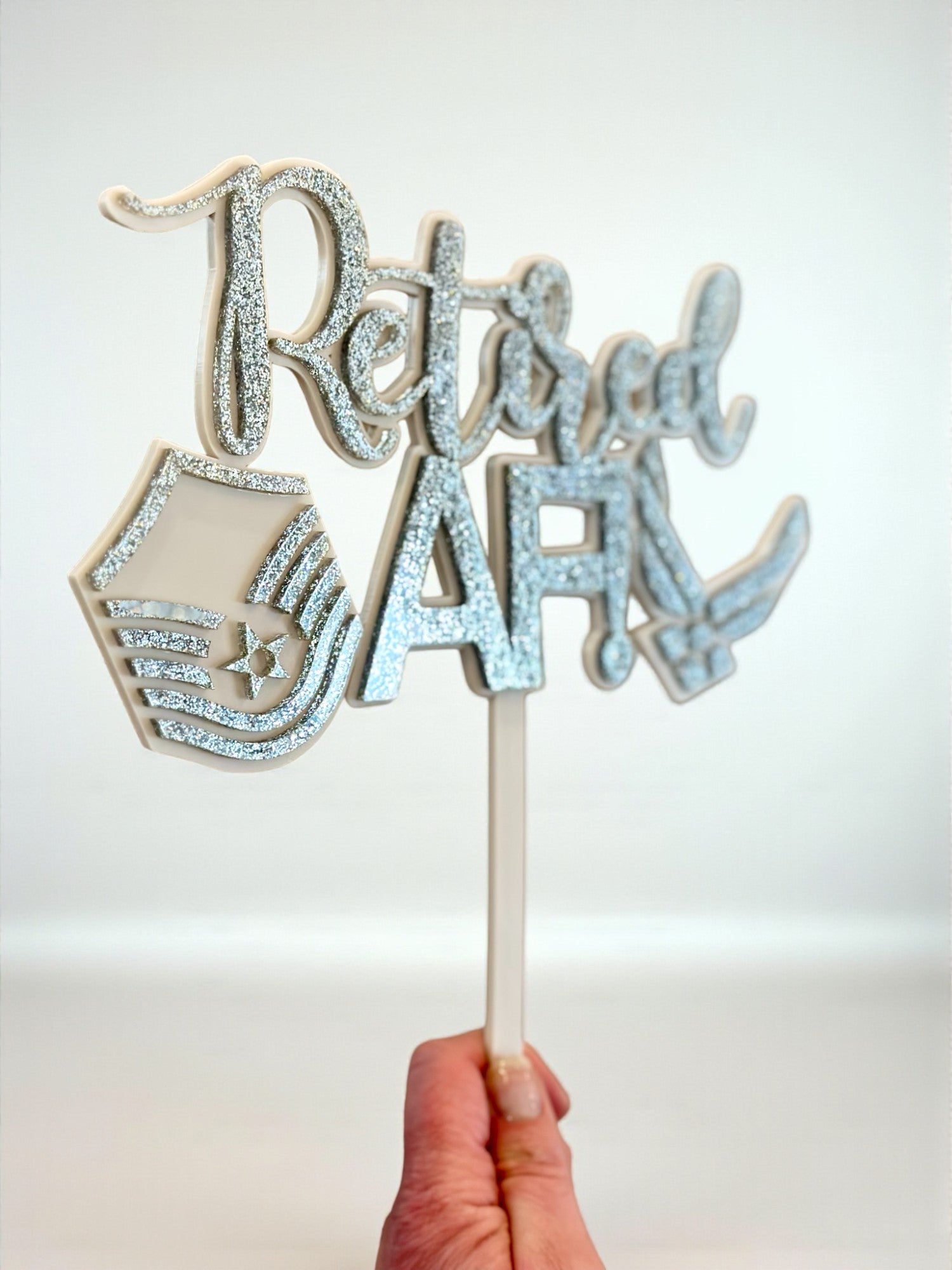 Custom Acrylic Cake Topper - Personalized Double Layer Name Decoration for Birthday & Wedding