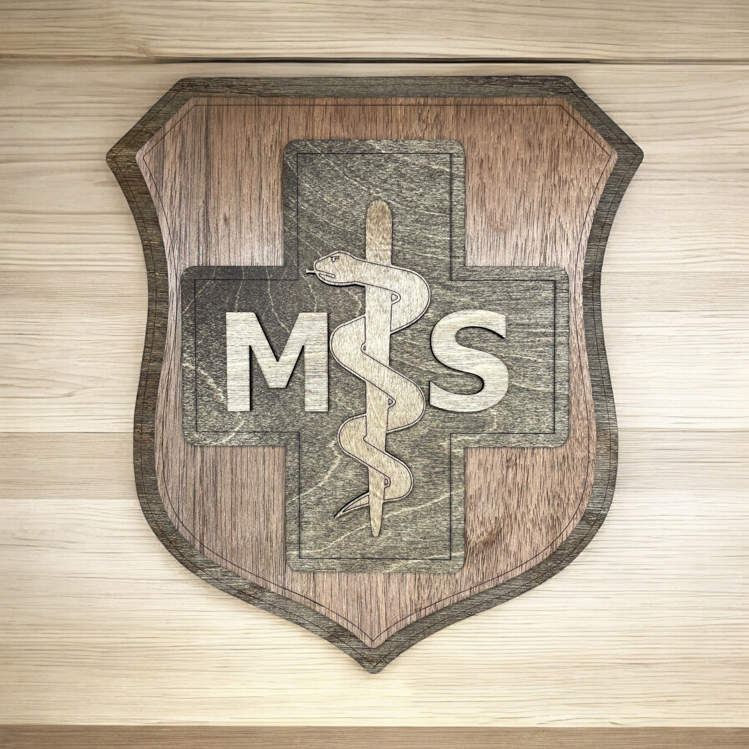 Custom MSC Shield Plaque
