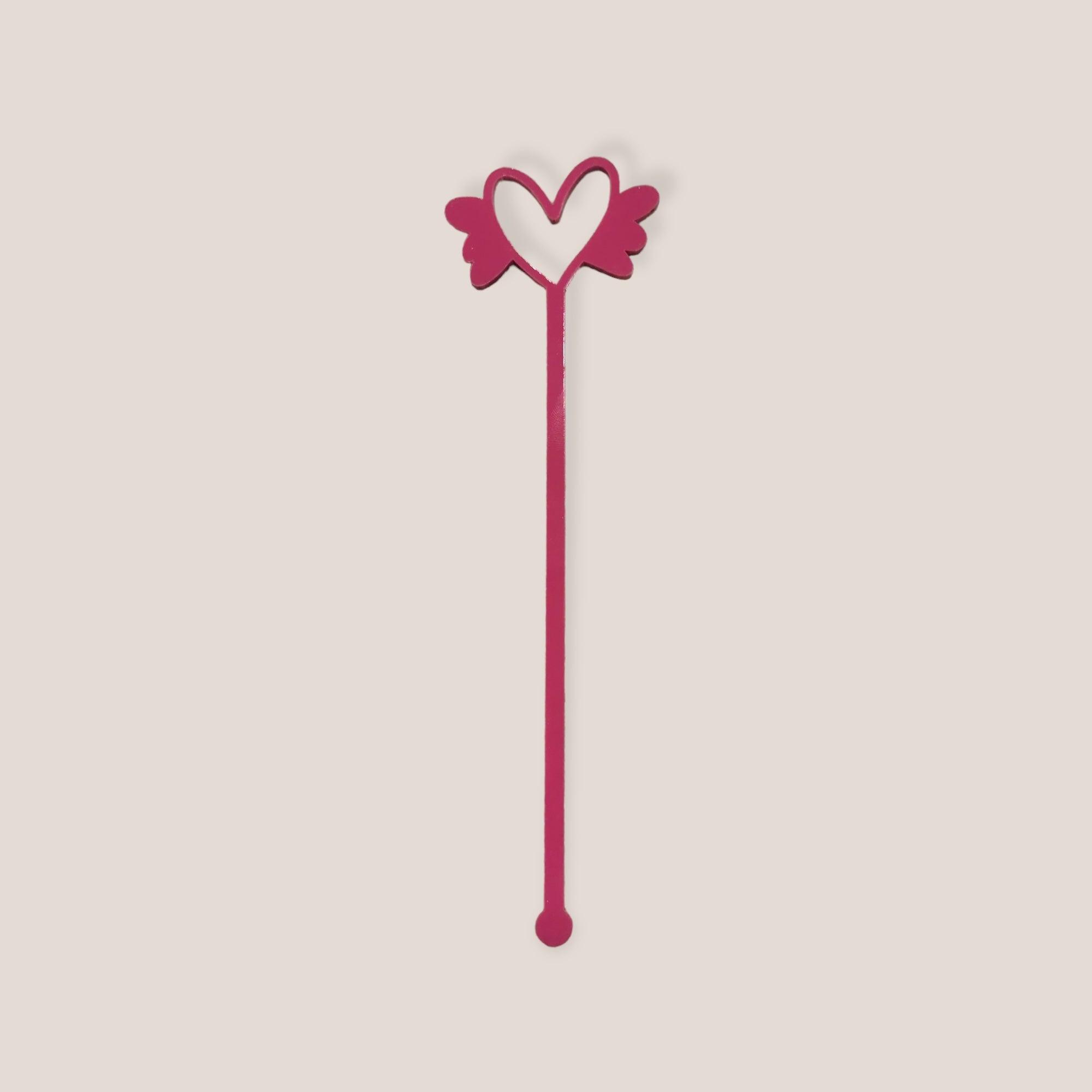 Valentines drink stirrers, heart drink stirrers, valentines gift, wedding gift, fun present for wife, gift for her, galentines gift, drinks - Coastal Chaos LLC