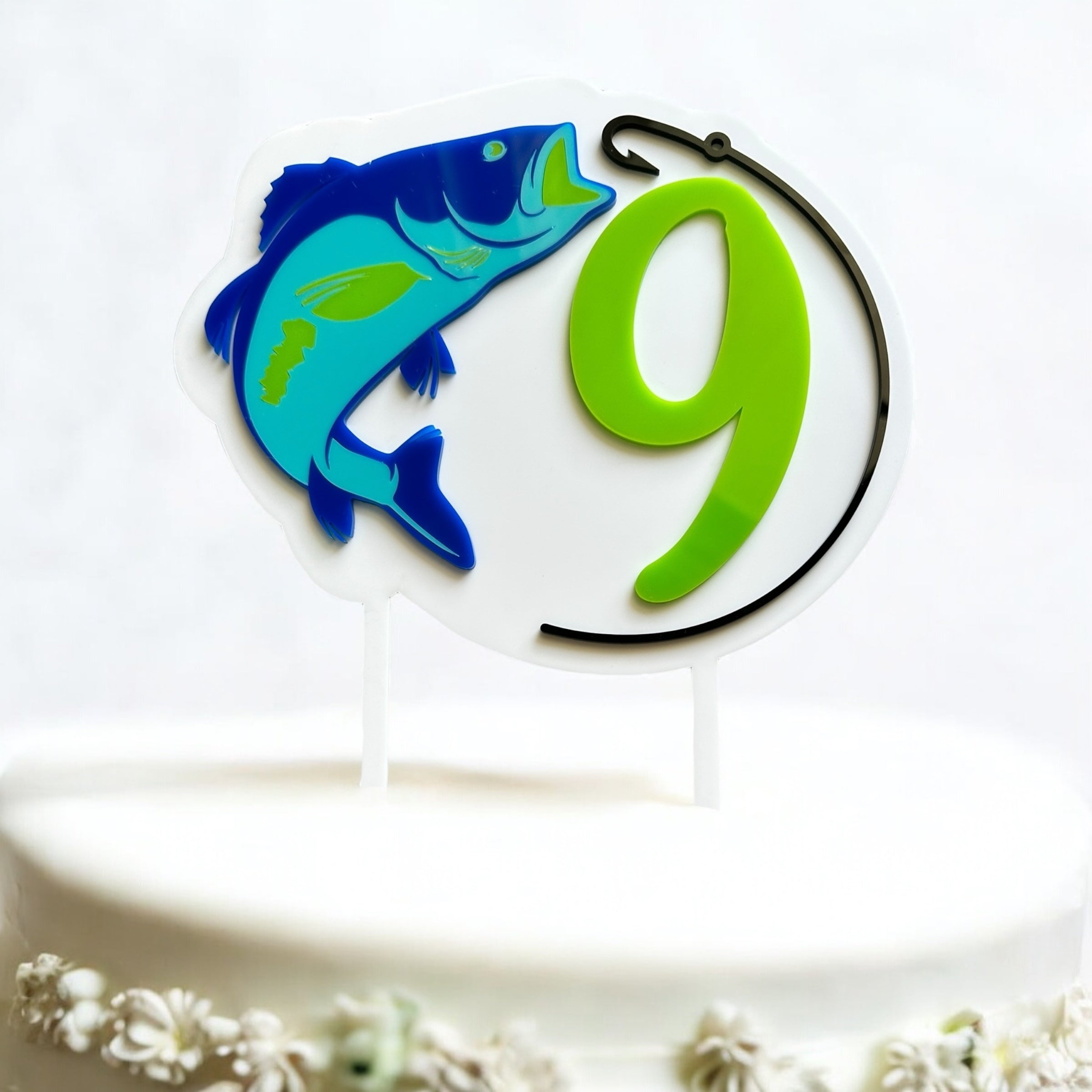 Custom Acrylic Cake Topper - Personalized Double Layer Name Decoration for Birthday & Wedding