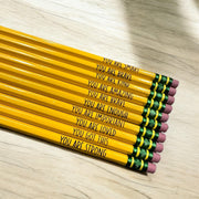 Personalized pencils, school pencil, work gift, teacher, classroom needs, custom pencil - Coastal Chaos LLC
