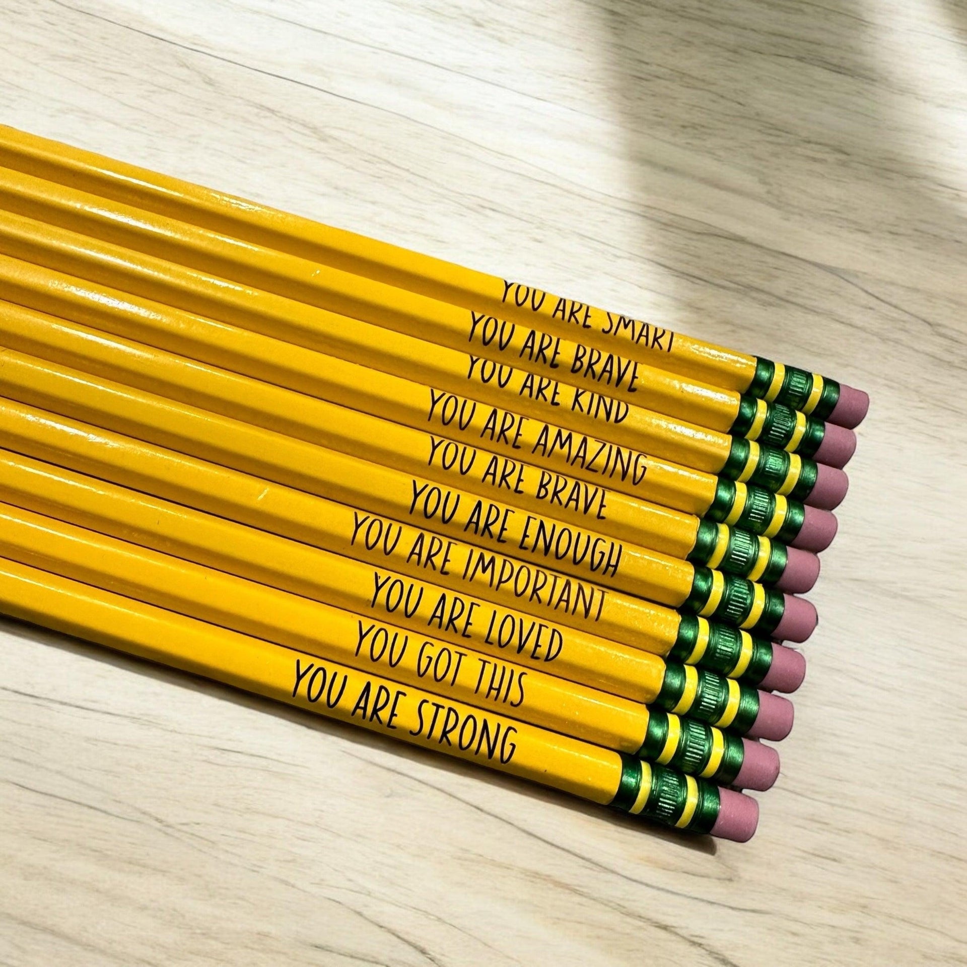 Personalized pencils, school pencil, work gift, teacher, classroom needs, custom pencil - Coastal Chaos LLC