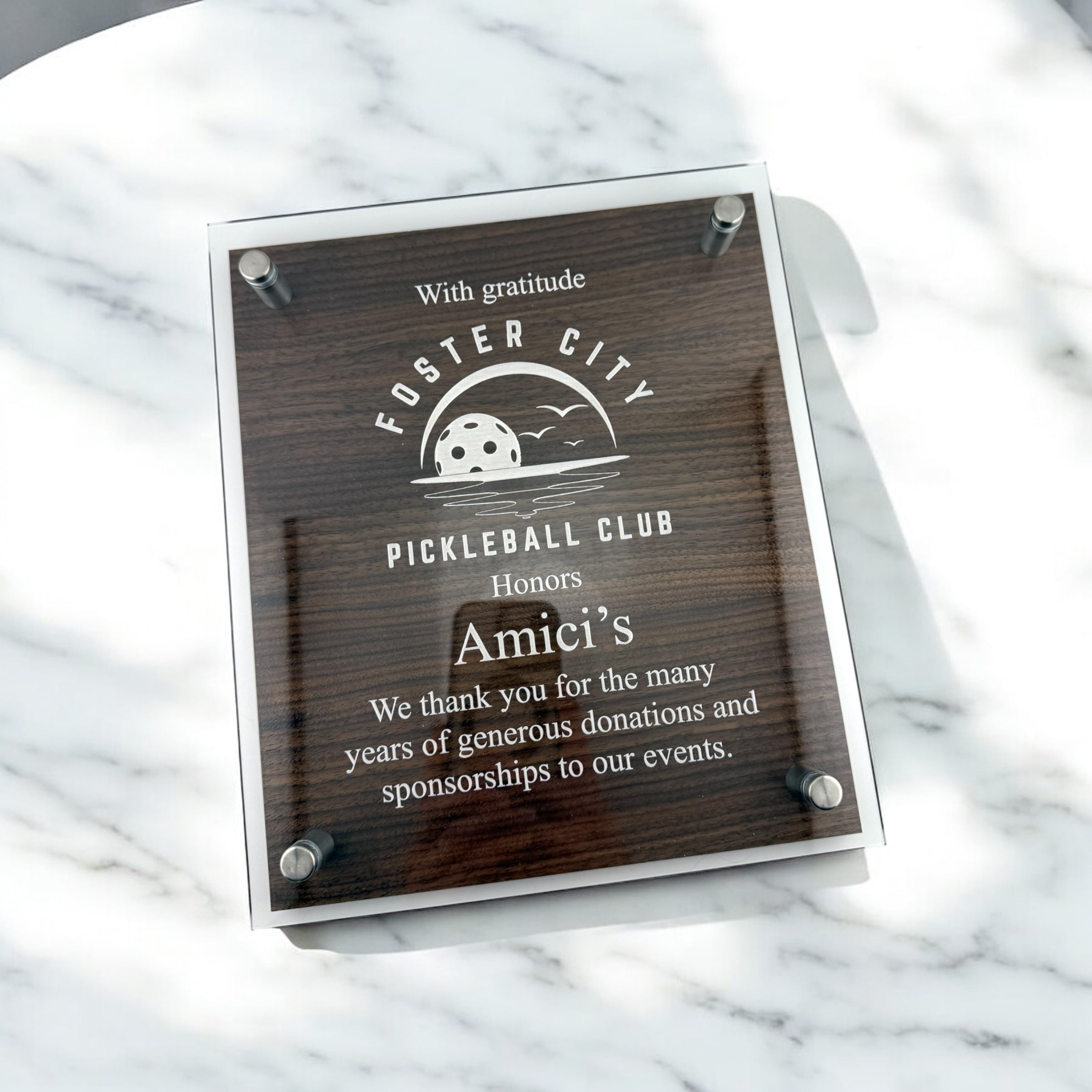 Custom Recognition Plaque – Wood and Acrylic Award Plaques | Personalized Gifts