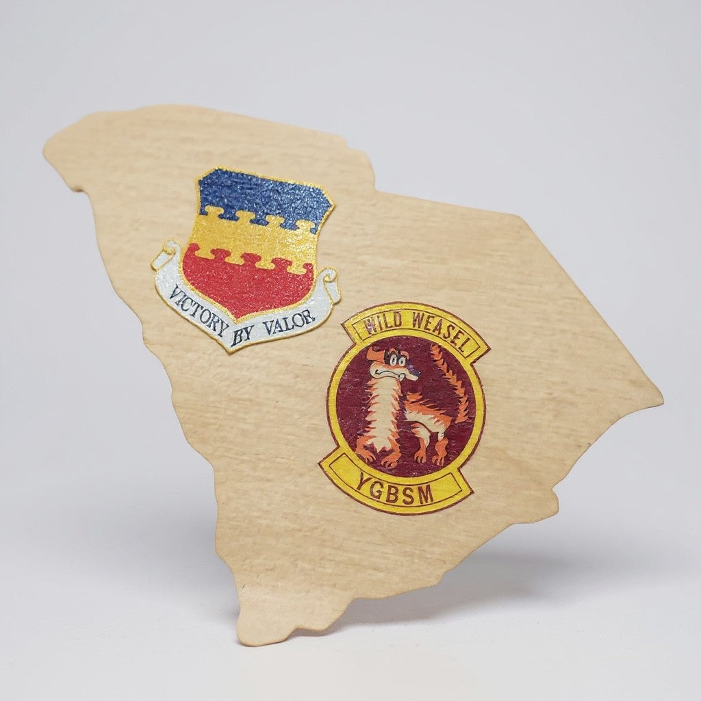Custom State Plaque – Personalized Engraved Gift With Military Retirement Honors