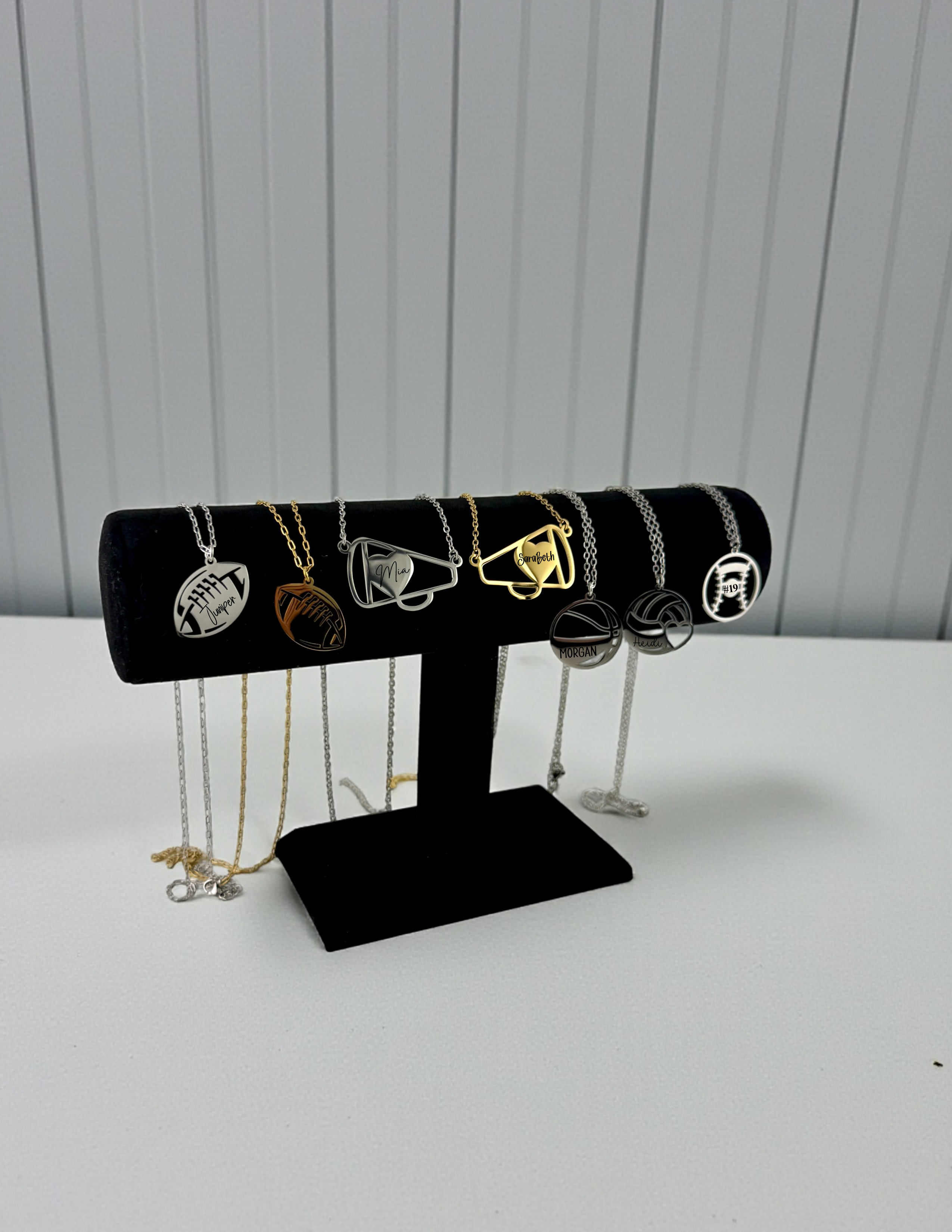 Custom Baseball Necklace - Personalized Sports Jewelry
