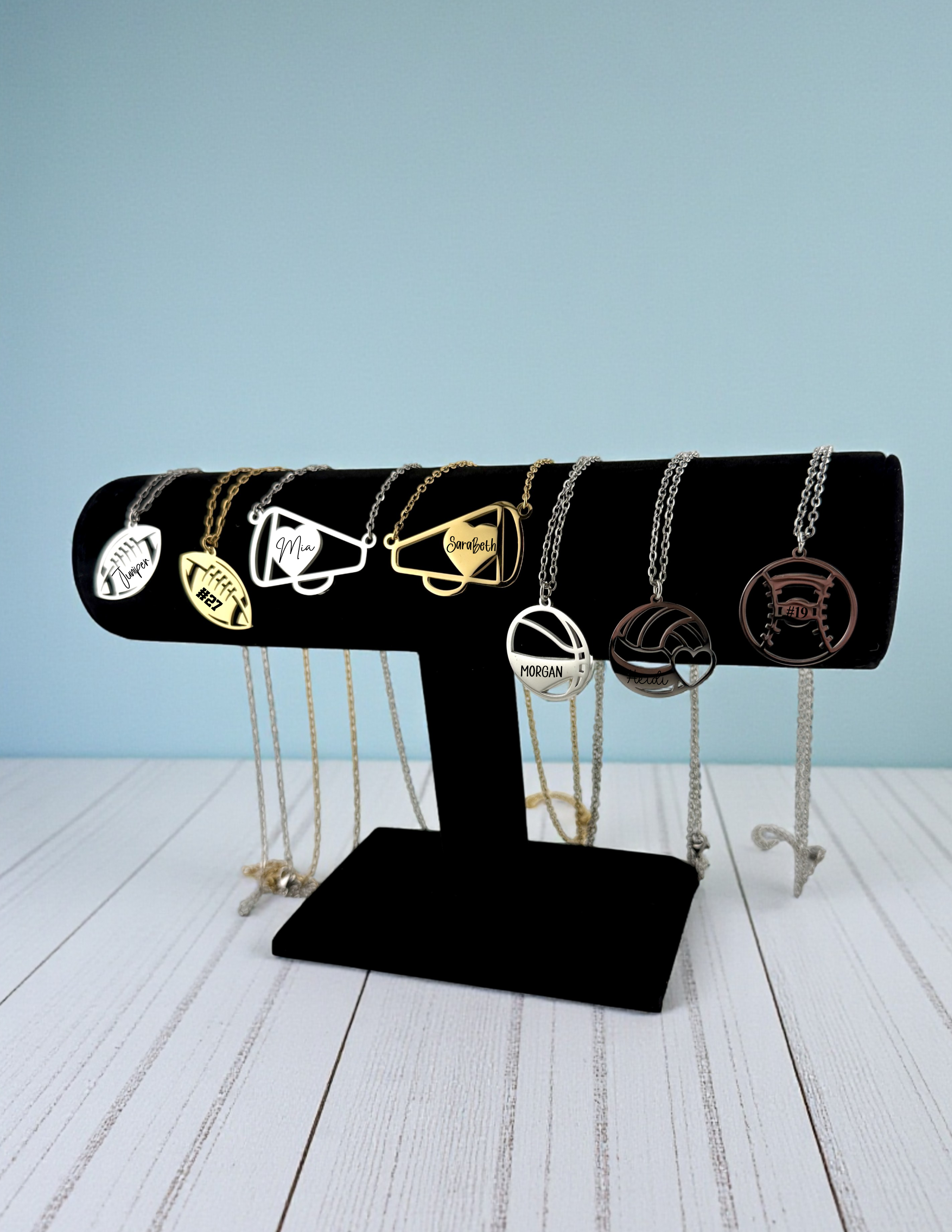 Custom Basketball Necklace - Personalized Engraved Pendant with Team Spirit