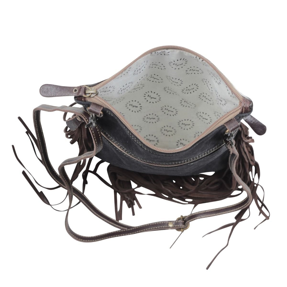 Myra Bags Flaneur Canvas & Hairon Bag, purse, women, gift, Anniversary, Birthday, Valentines Day, trendy, western - Coastal Chaos LLC