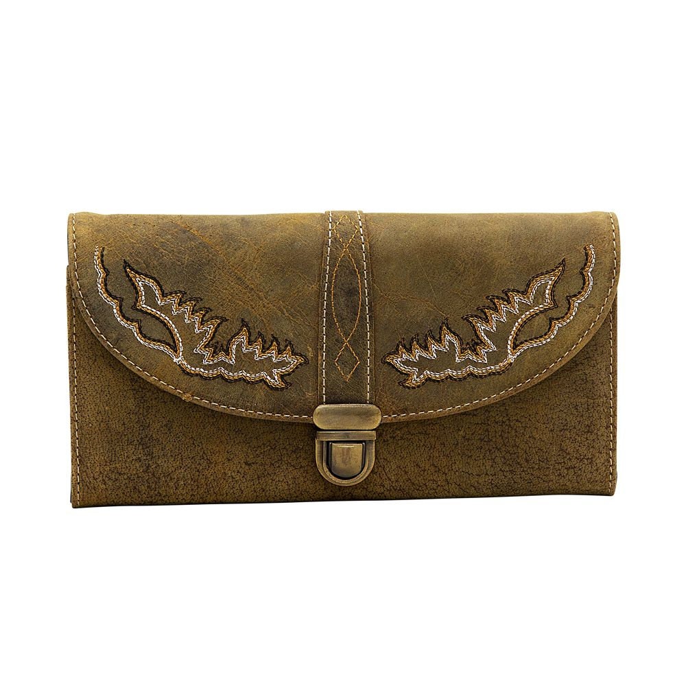 Myra Bag Charcoal Fiesta Wallet, gift, valentine, birthday, women, western, trendy - Coastal Chaos LLC