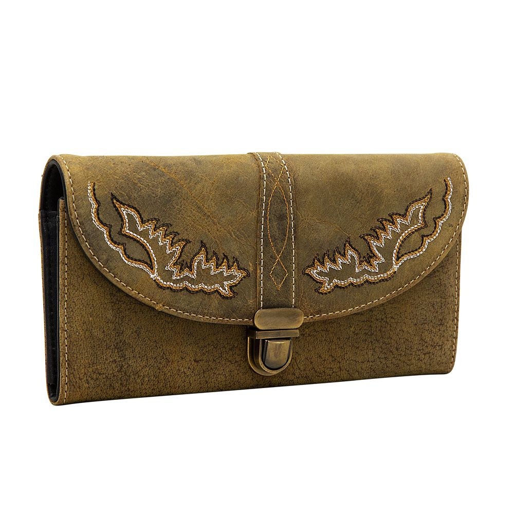 Myra Bag Charcoal Fiesta Wallet, gift, valentine, birthday, women, western, trendy - Coastal Chaos LLC