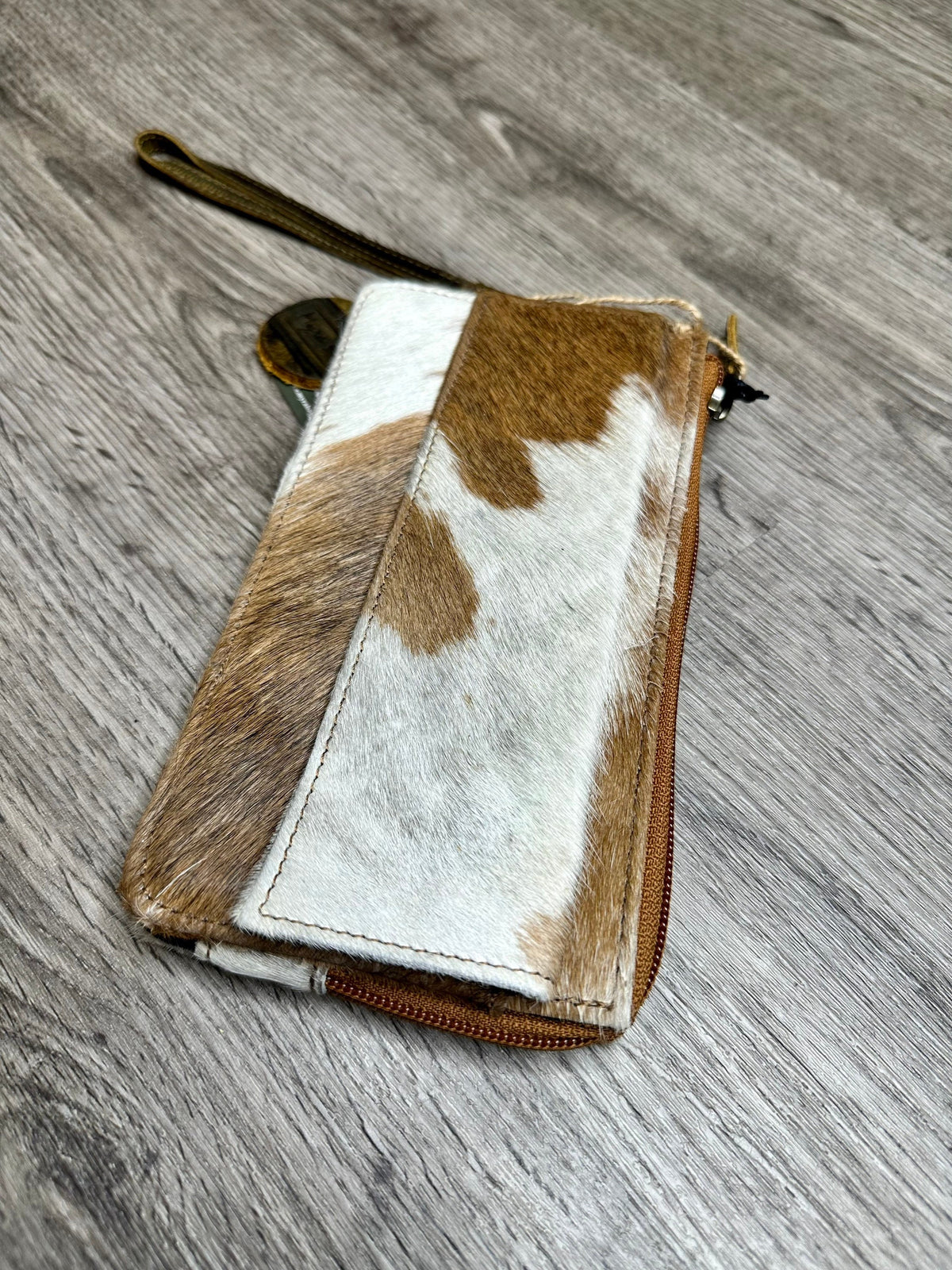 Myra Bag debatable wallet, cow hide, western, rustic wallet - Coastal Chaos LLC
