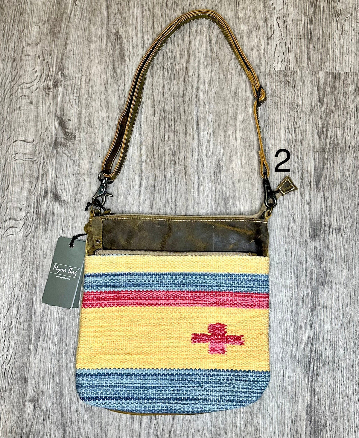 Myra Bag Yellow and Blue Crossbody Bag, gift, anniversary, Valentine, Birthday, Women, Trendy, Western - Coastal Chaos LLC