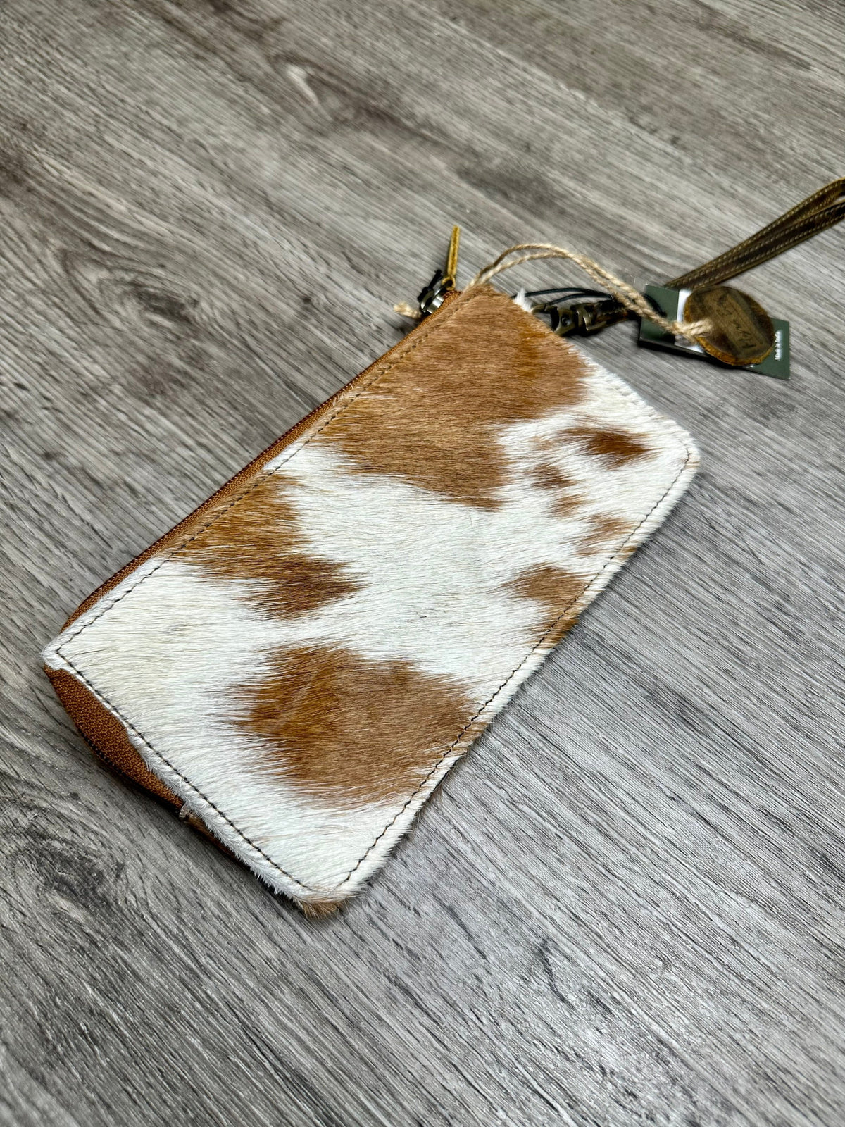 Myra Bag debatable wallet, cow hide, western, rustic wallet - Coastal Chaos LLC