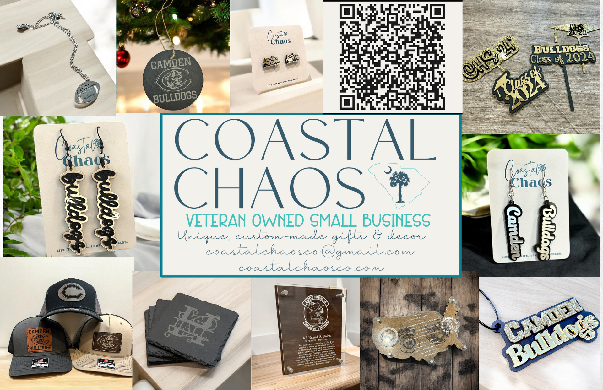 Follow Coastal Chaos Co on Socials for New Products & Exclusive Drops!