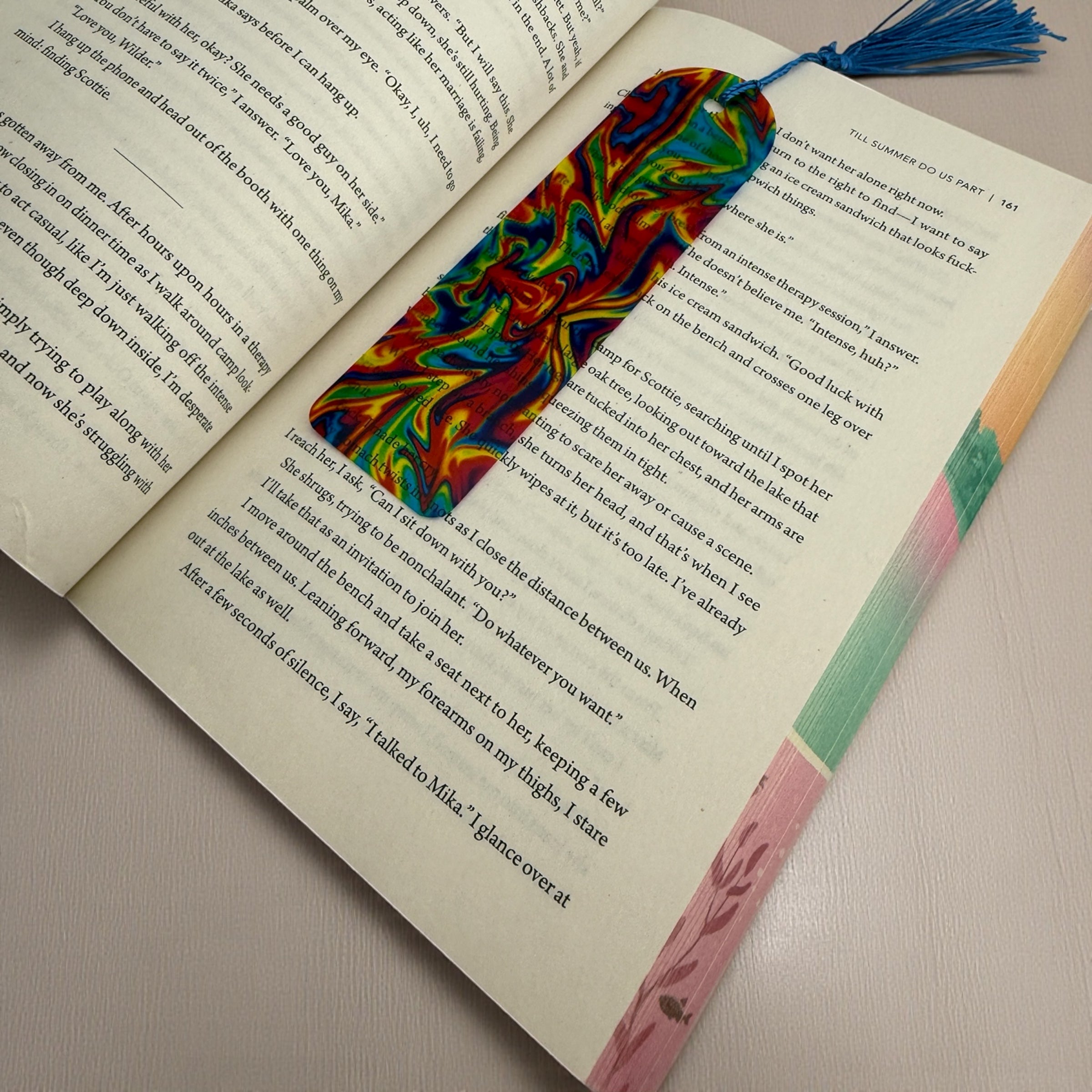 Custom Acrylic Bookmarks – Laser Engraved Bookmark with Tassel • Gift for Book Lovers