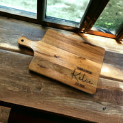 Personalized cutting board, cutting board gift, wedding and anniversary gift - Coastal Chaos LLC