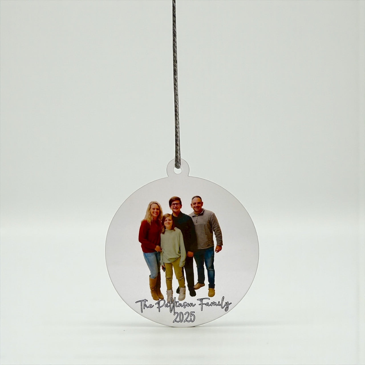 Custom Photo Christmas Ornament • Personalized Family Ornament • UV Printed Keepsake • 2025 Holiday Gift
