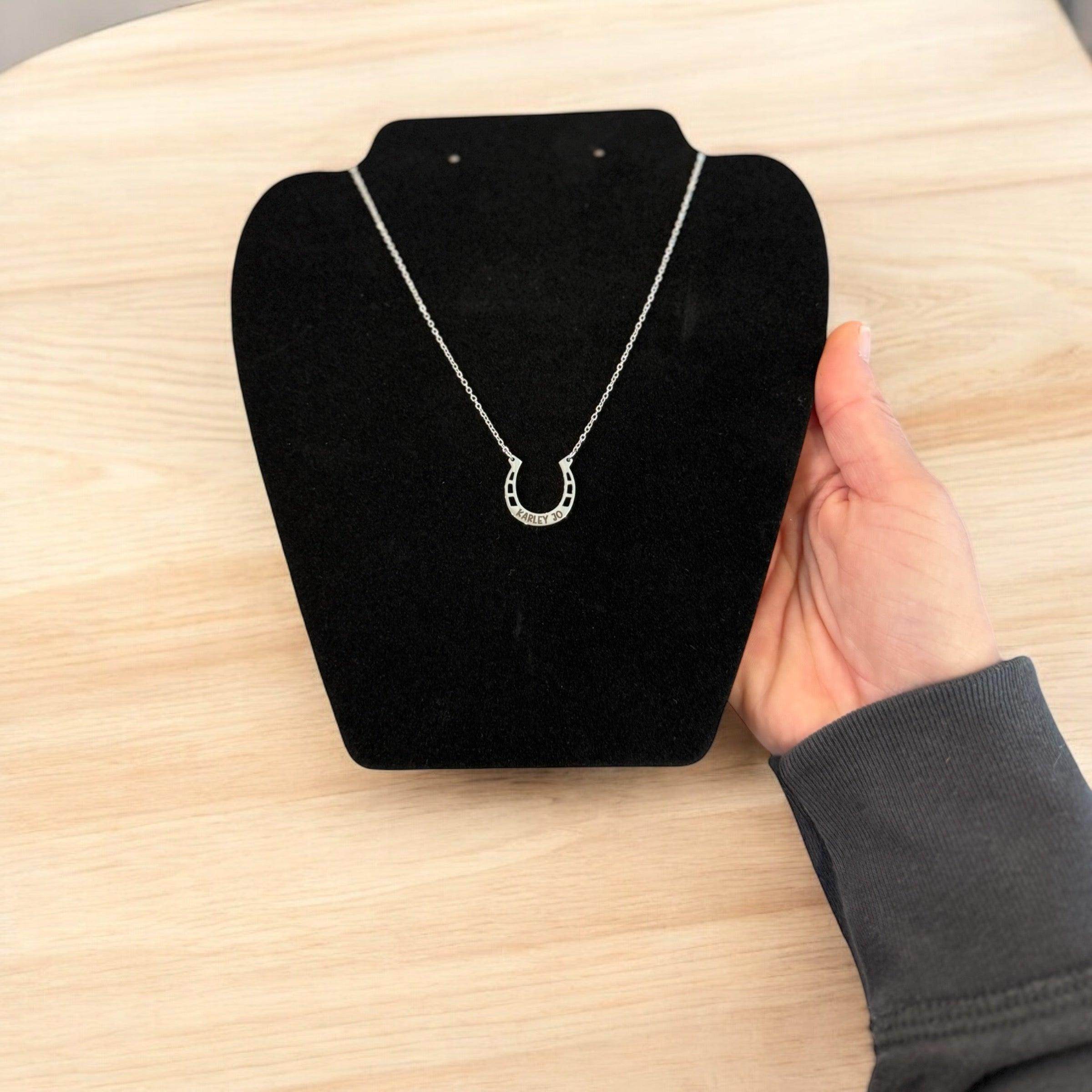 Personalized Horseshoe Necklace - Coastal Chaos LLC
