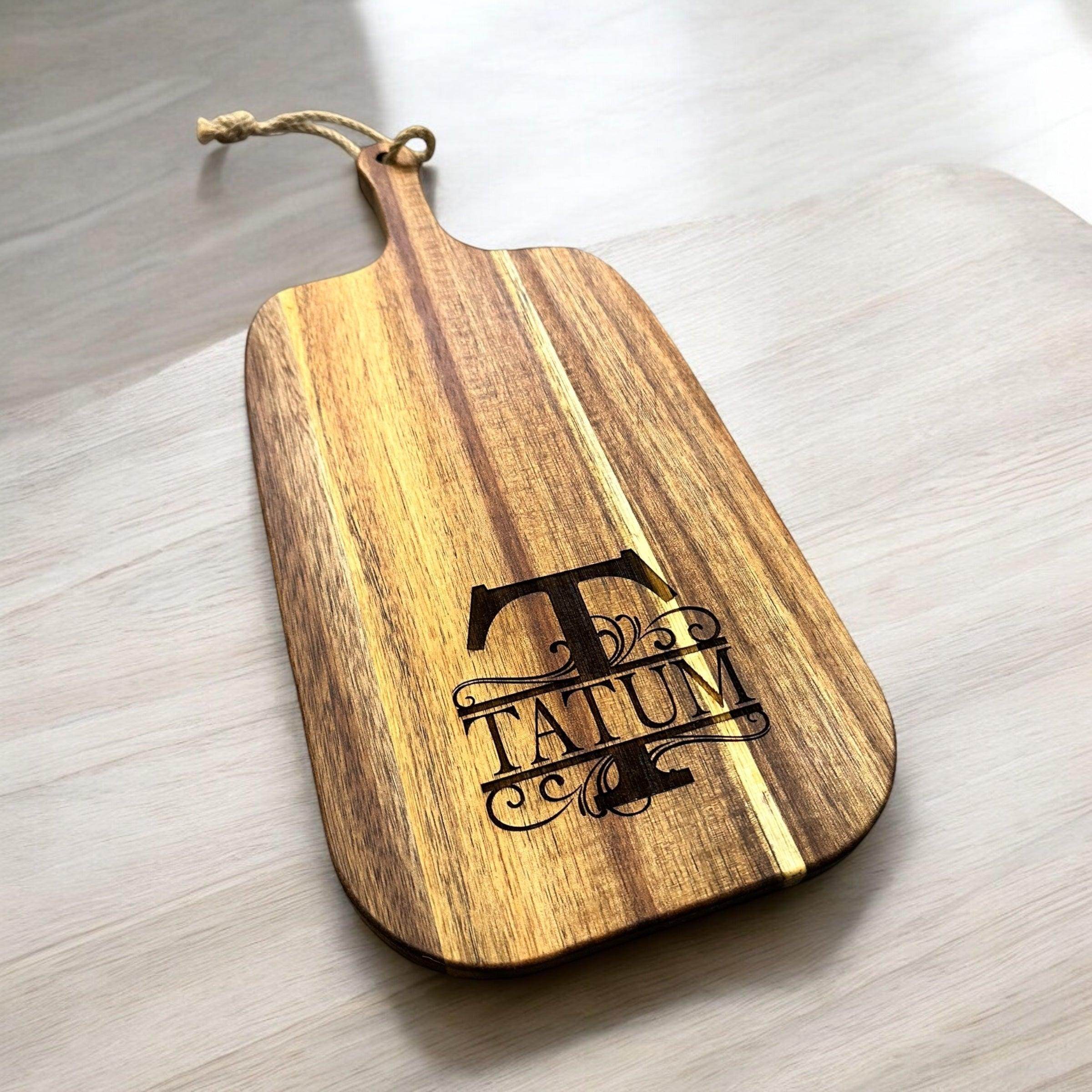 Personalized Cutting Board, Housewarming, Gift, Present, Women, Men, Charcuterie, Anniversary Birthday, Wedding - Coastal Chaos LLC