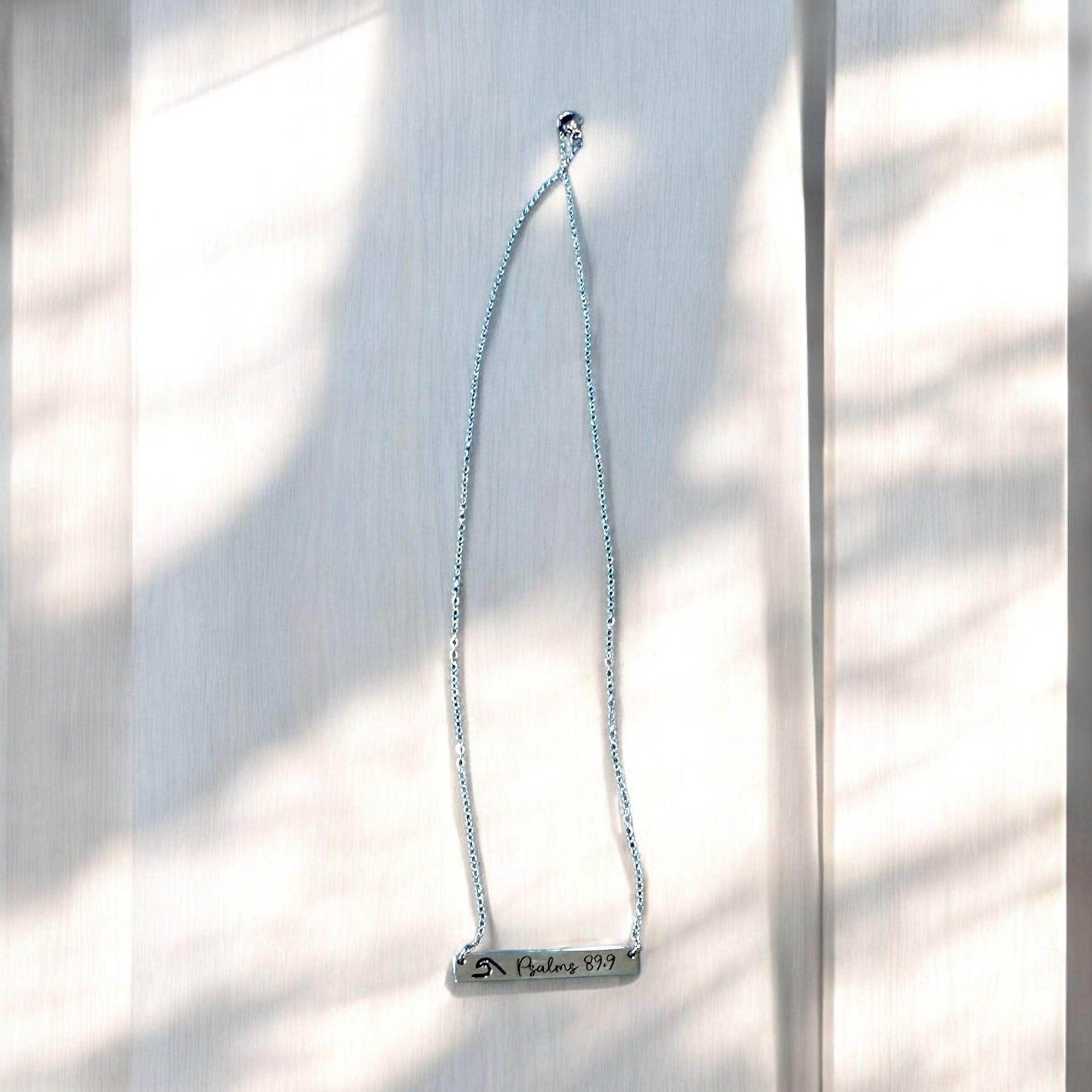 Custom Bible Verse Necklace, Personalized necklace for Christians, Inspirational necklace - Coastal Chaos LLC