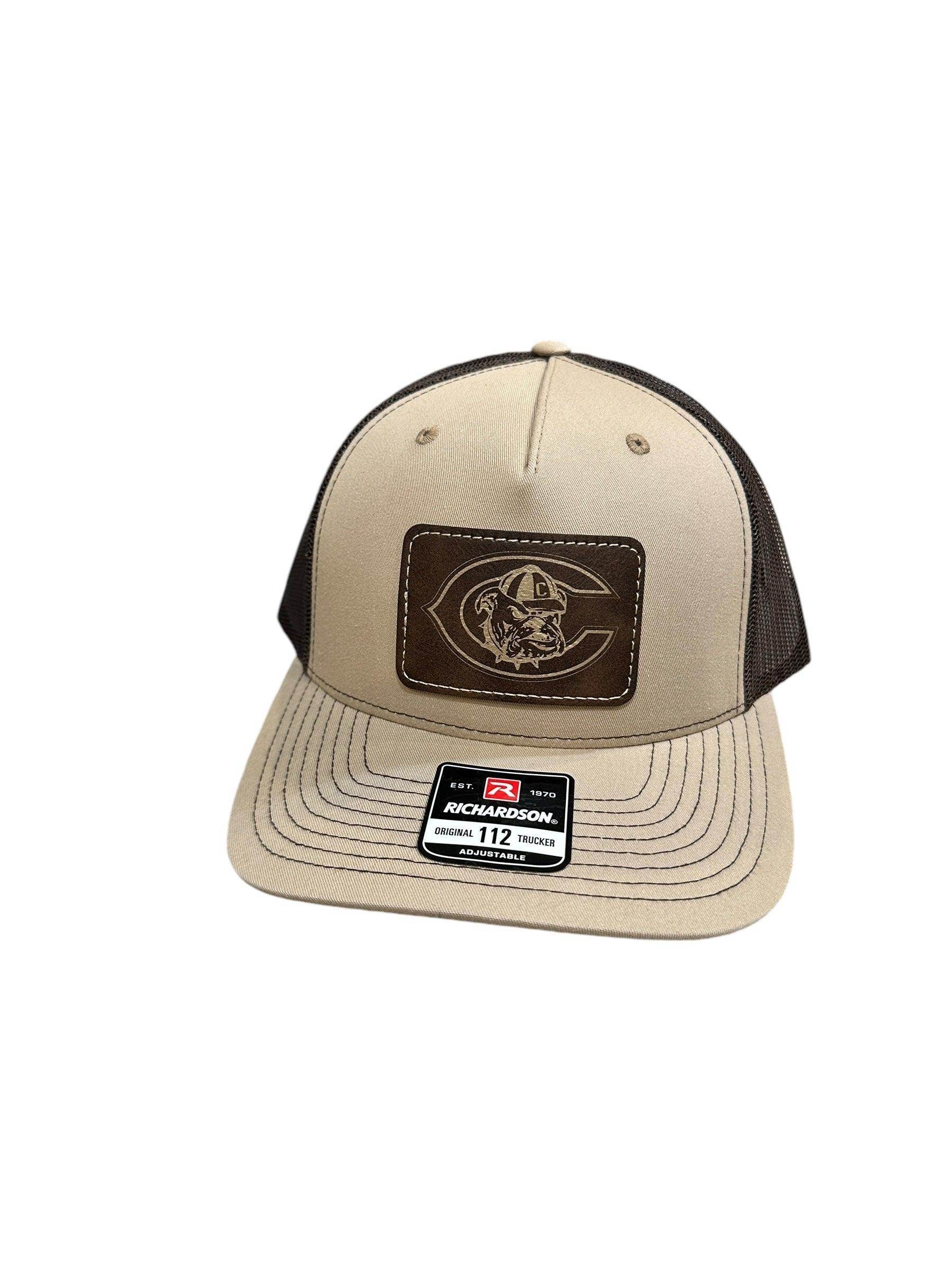 Heritage Pride Scenic Bear Engraved Leather Patch Trucker Hat - Adjustable Mesh Back Snapback For Men - View #2