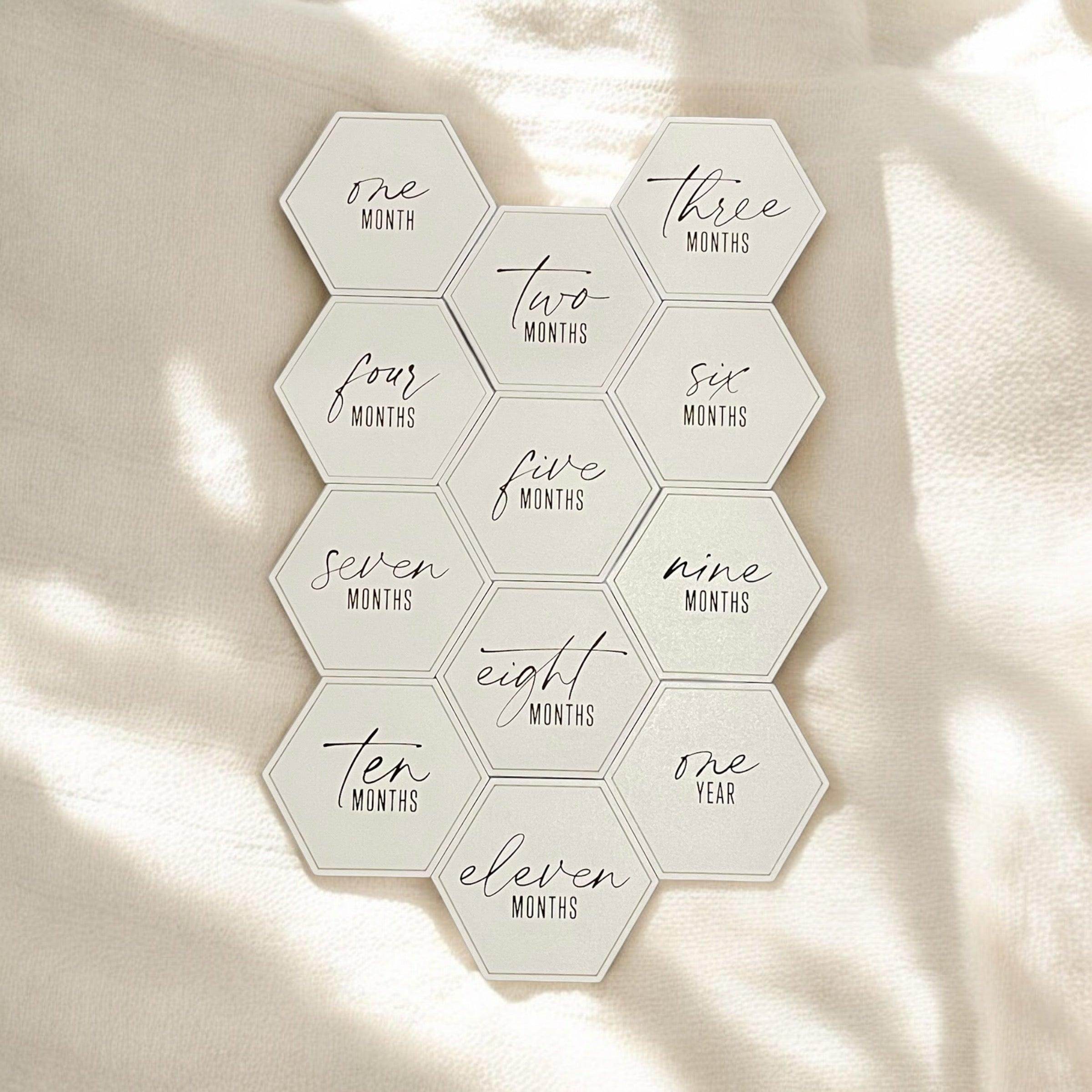 Baby Milestone Set - Monthly Milestone Markers - Coastal Chaos LLC