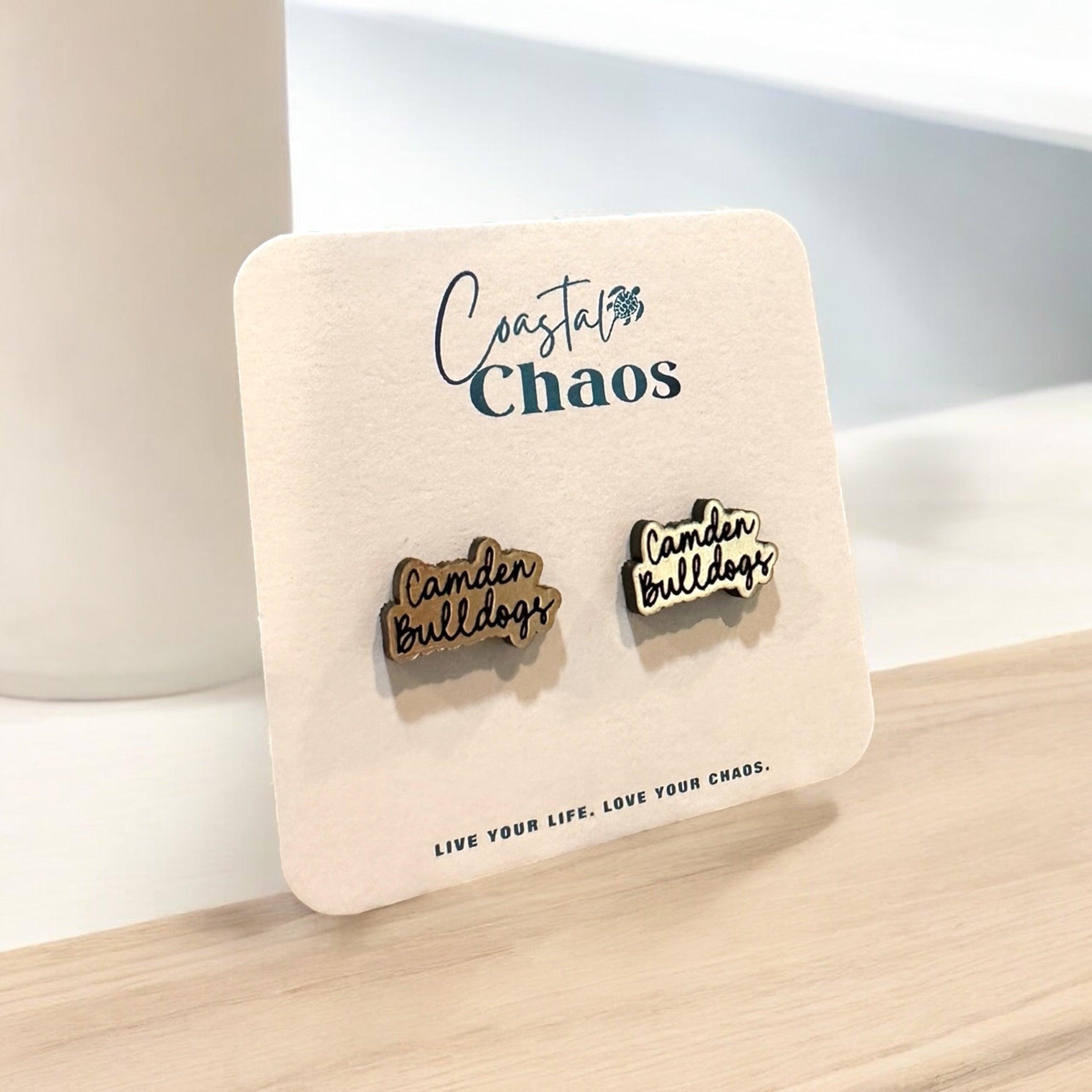 Team stud earrings - Coastal Chaos LLC