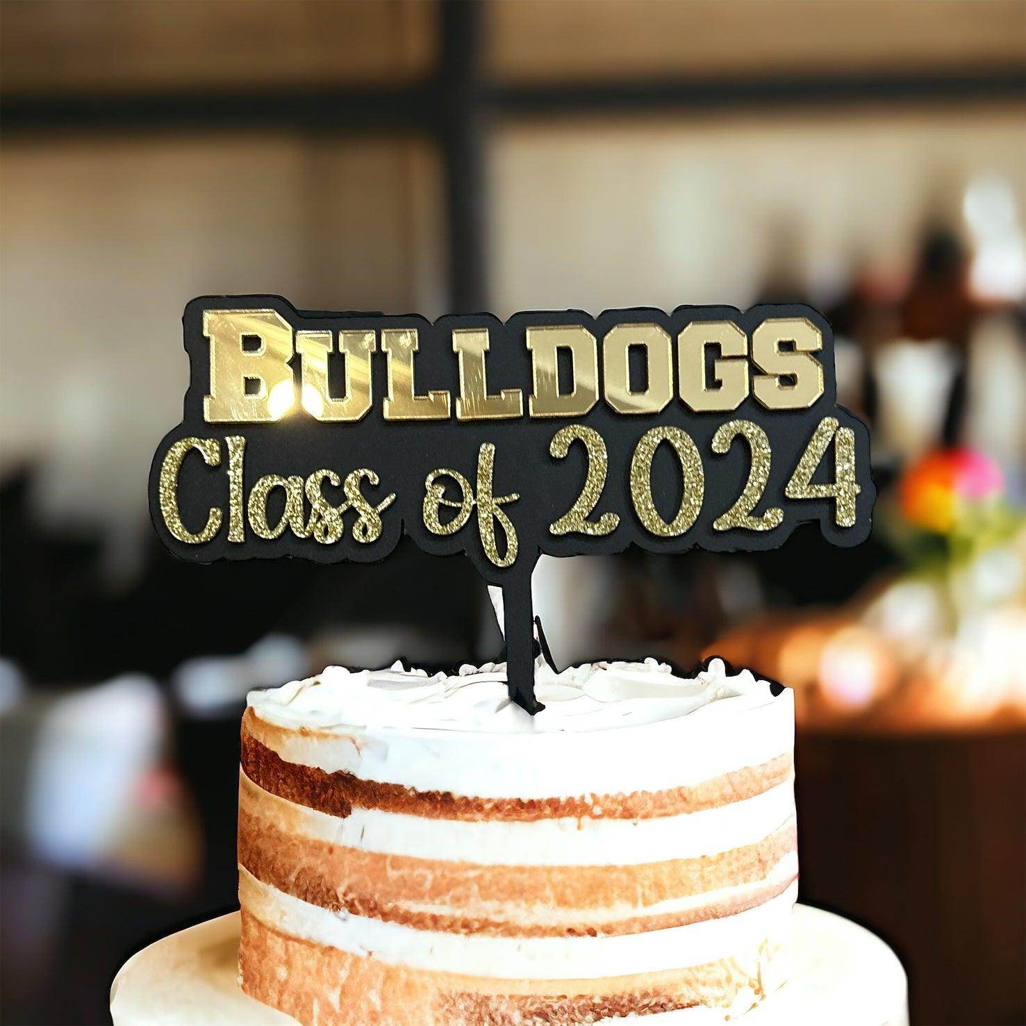 Graduation Cake topper, custom cake topper for graduation - Coastal Chaos LLC