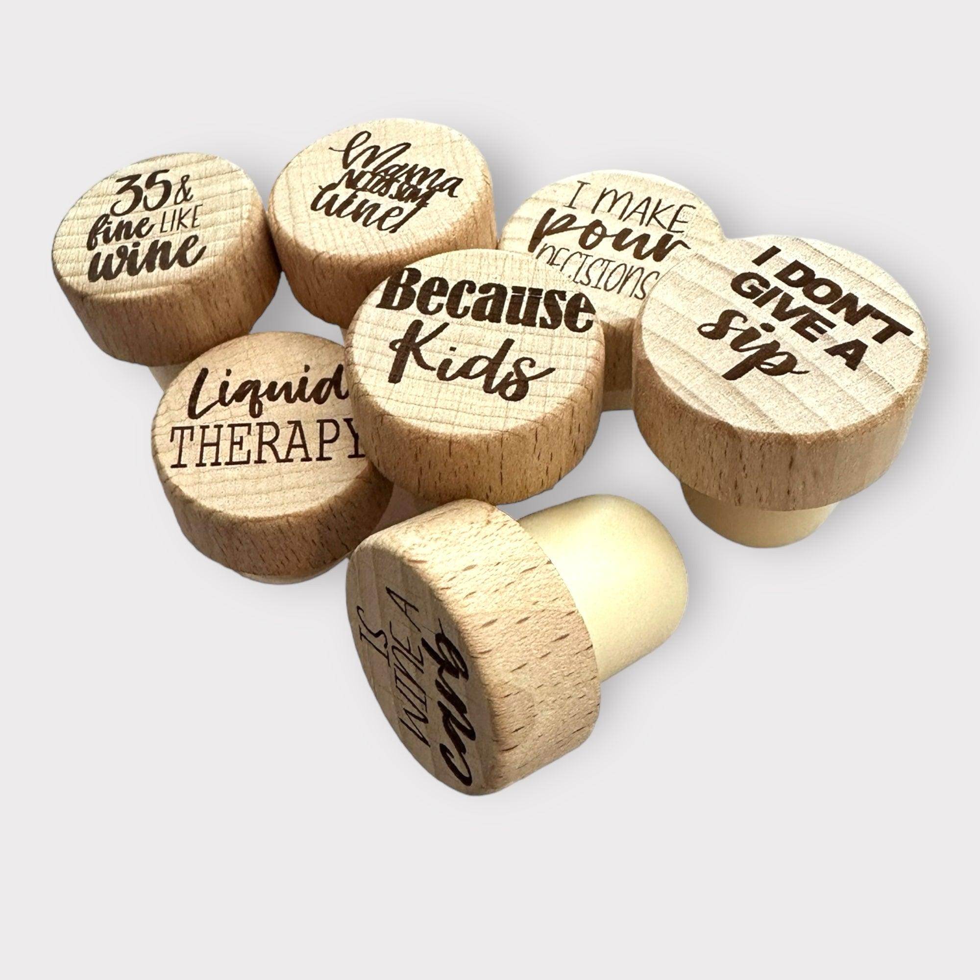 Fun Wine Corks Party Favors - Ideal for Wine Lovers and Gift Givers - Coastal Chaos LLC