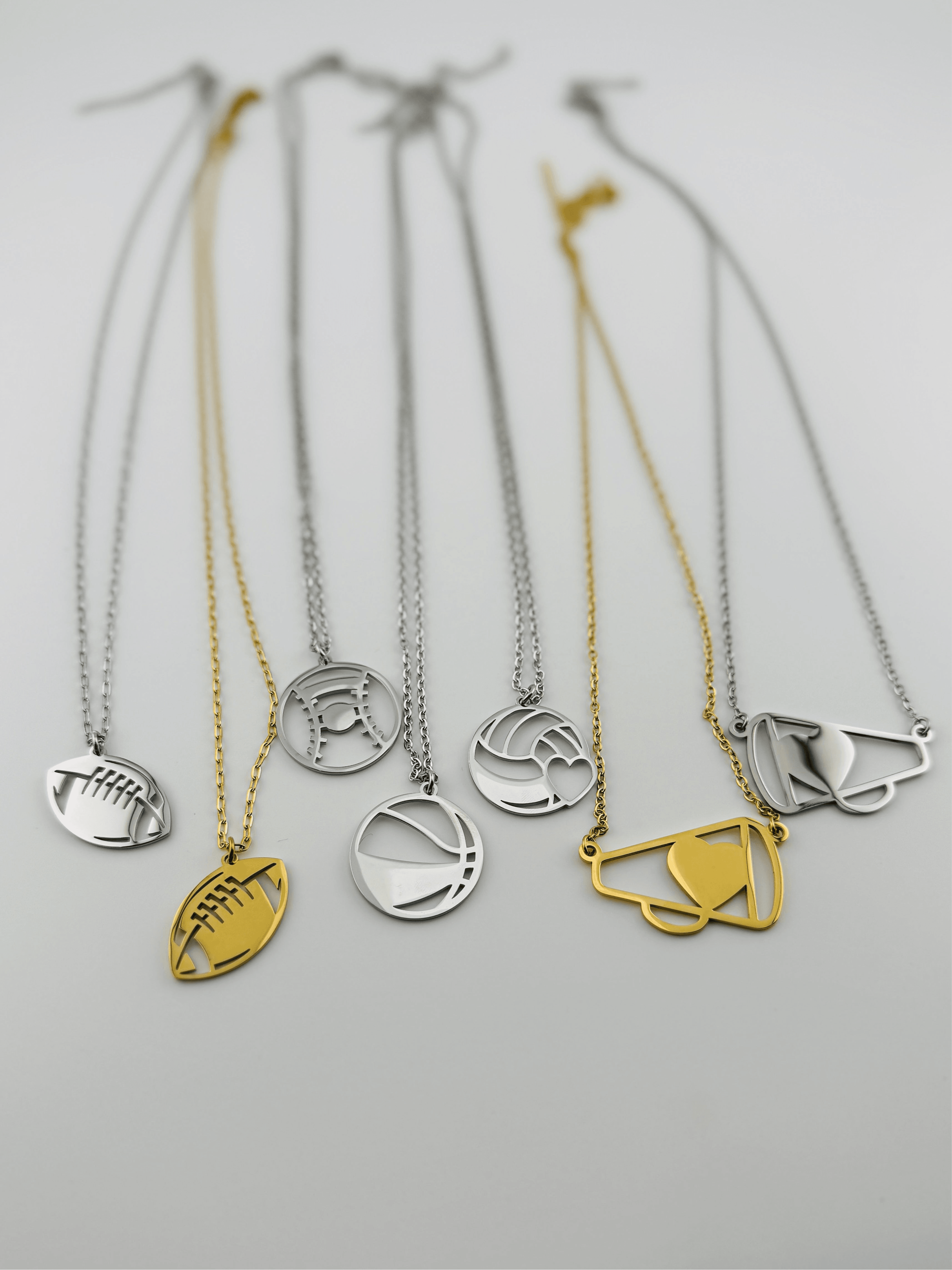 Custom Baseball Softball-Shaped Necklace - Coastal Chaos LLC