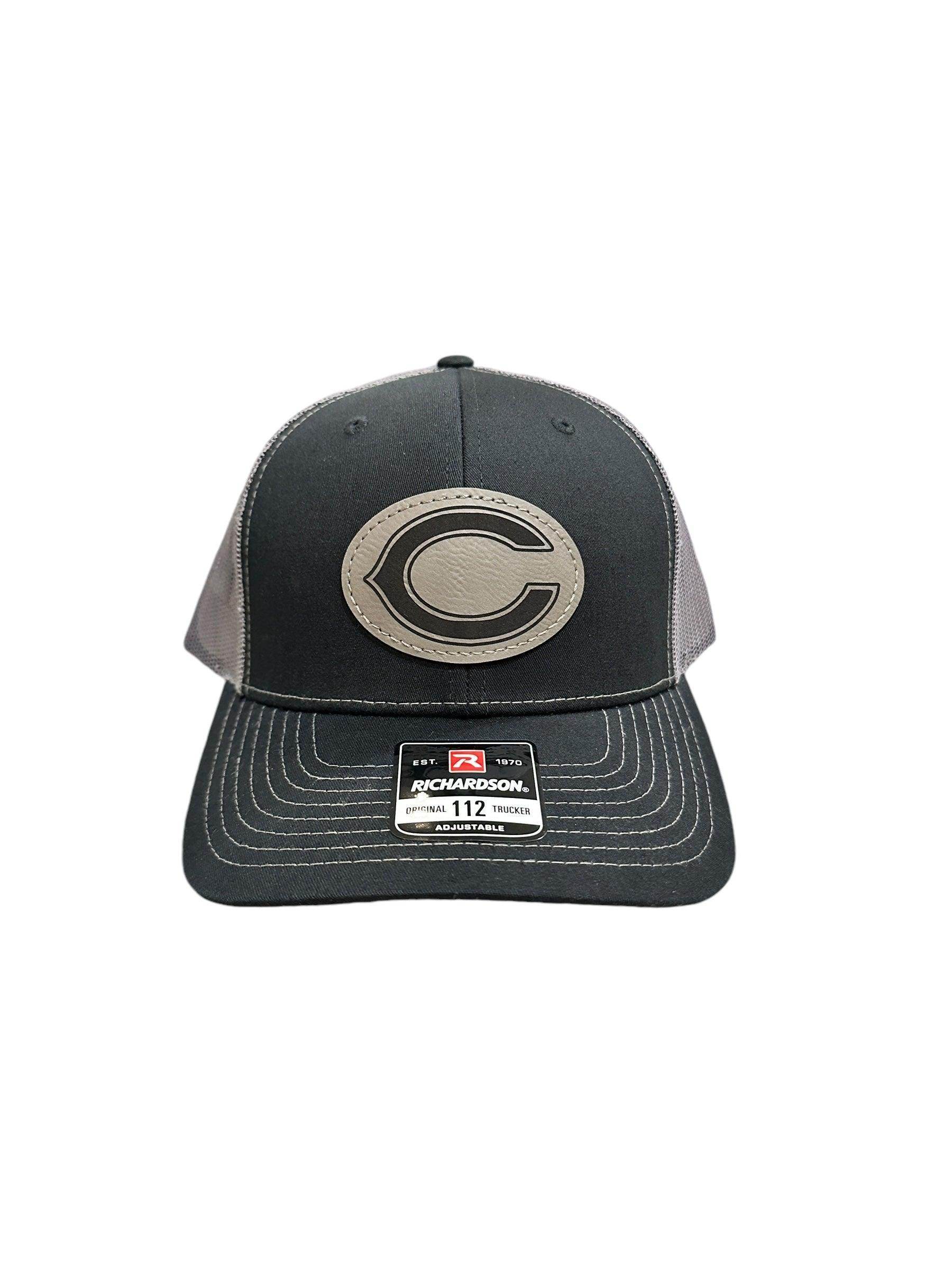 Camden Bulldogs Customized Richardson 112 Trucker Hat with Leather Patch - Coastal Chaos LLC