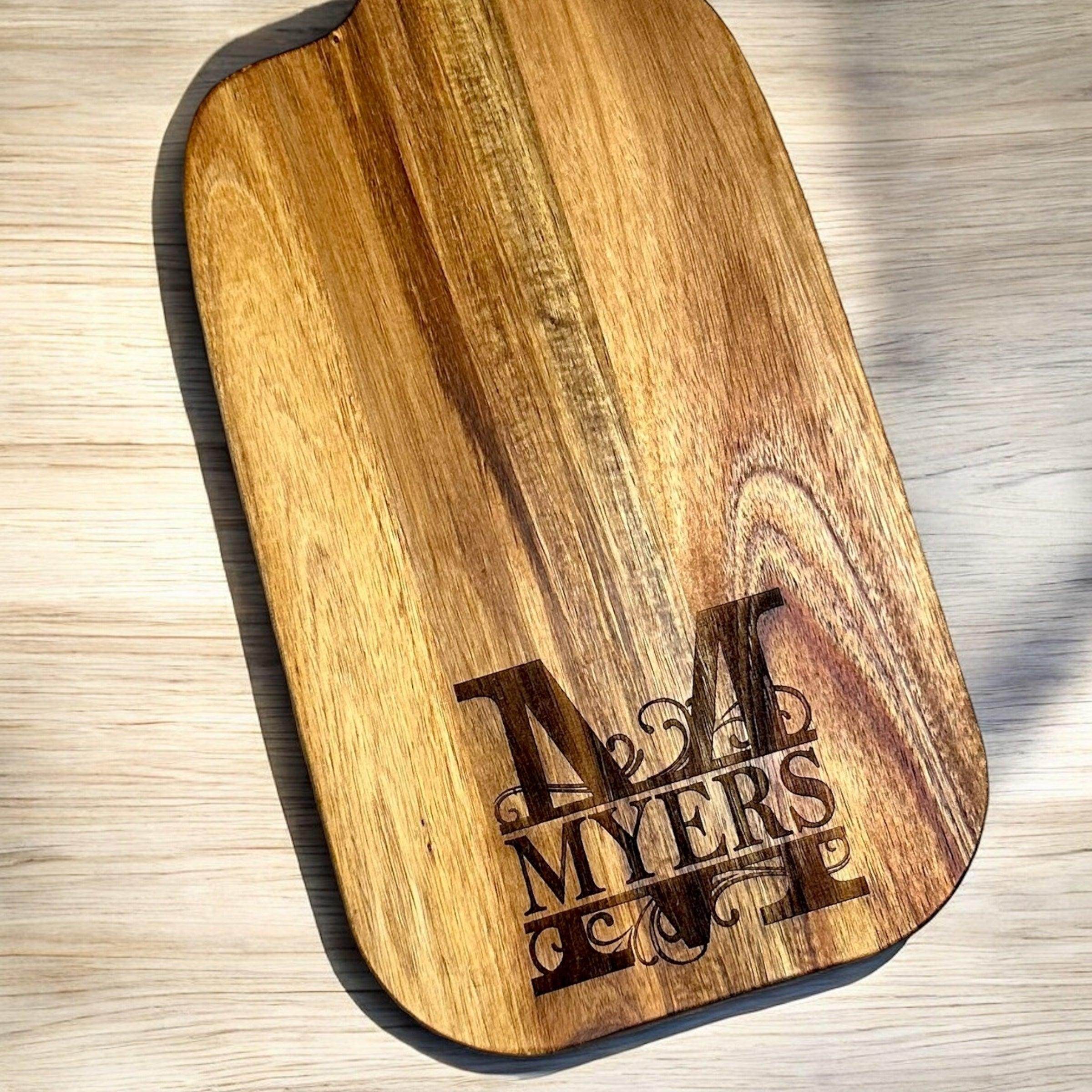 Personalized Cutting Board, Housewarming, Gift, Present, Women, Men, Charcuterie, Anniversary Birthday, Wedding - Coastal Chaos LLC