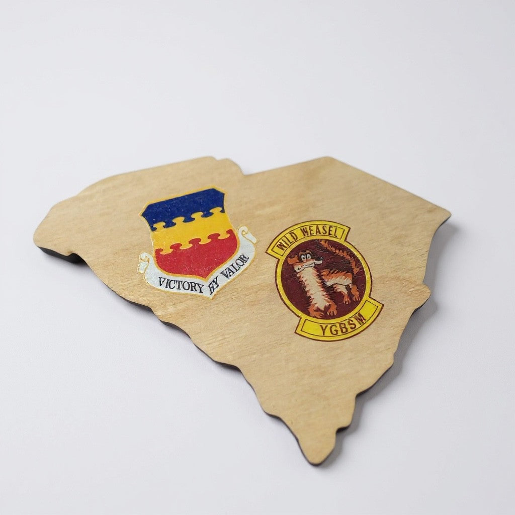 Custom State Plaque – Personalized Engraved Gift With Military Retirement Honors