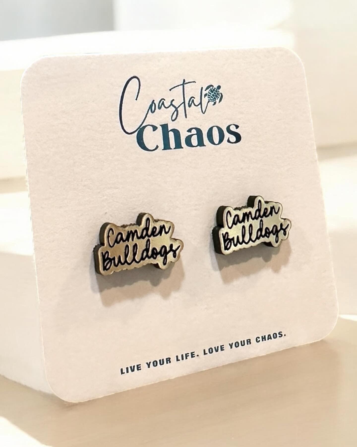 Team stud earrings - Coastal Chaos LLC